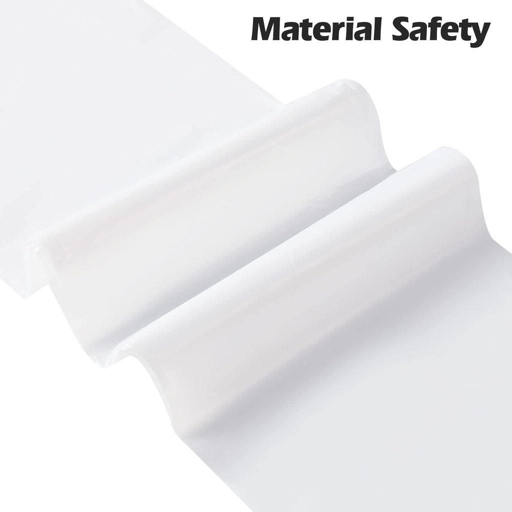 2-4 Gallon Portable Trash Bags,60 Counts Thicken portable Small Garbage Bags for Office, Kitchen,Bedroom Trash Can,Strong Trash Bags（White）