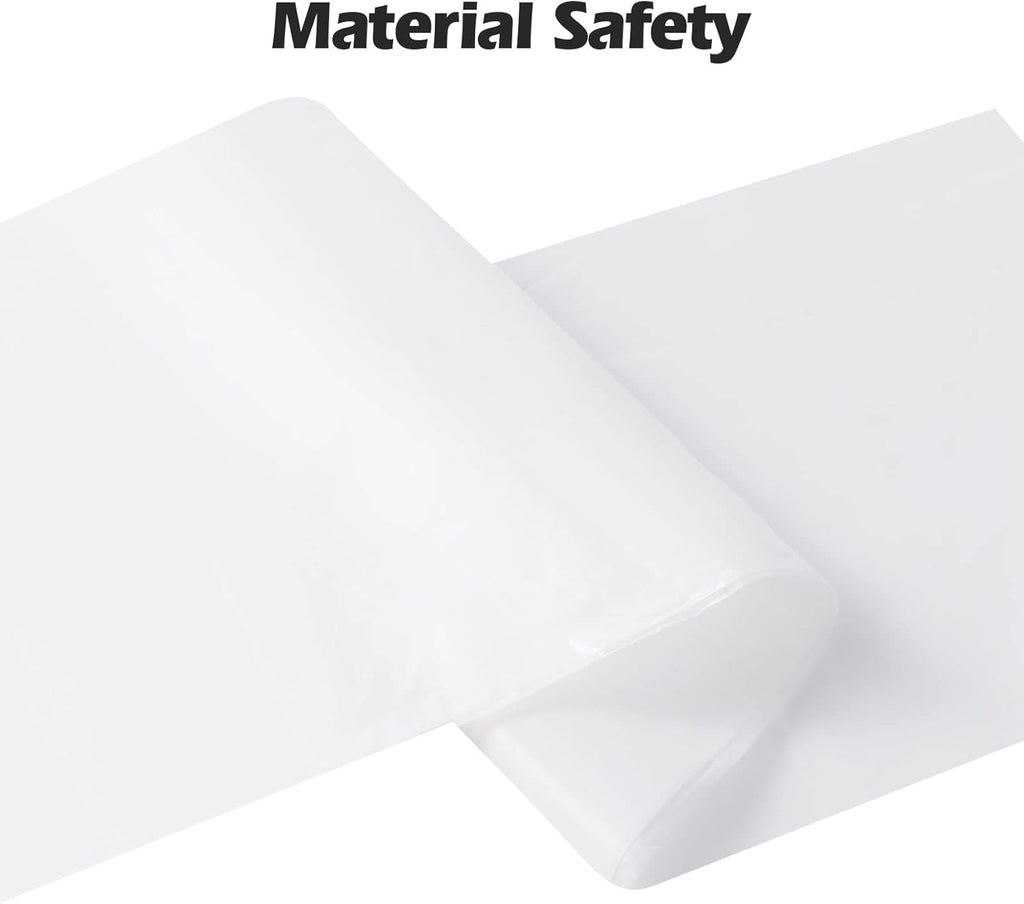 2-4 Gallon Portable Trash Bags,60 Counts Thicken portable Small Garbage Bags for Office, Kitchen,Bedroom Trash Can,Strong Trash Bags（White）