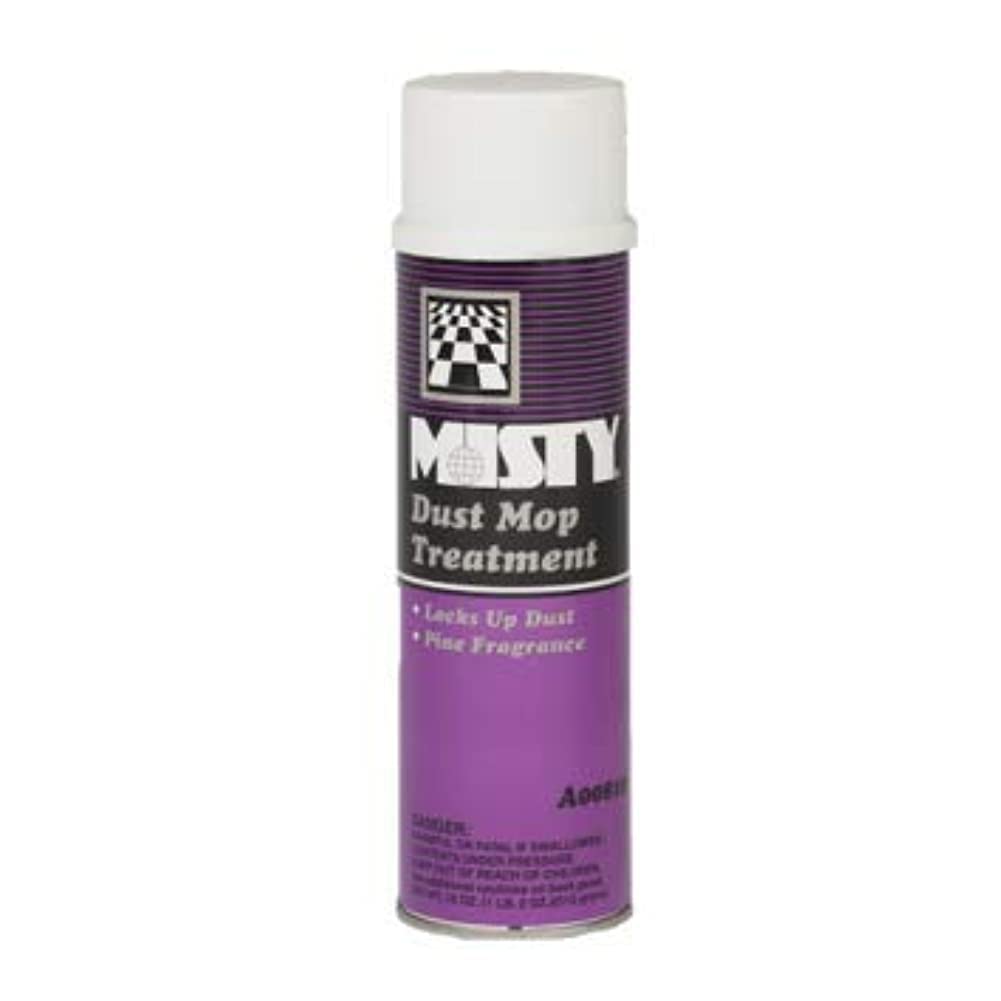 MISTY Dust Mop Treatment Spray - 18 oz (Case of 12) 1003402 - Janitorial Grade, Acts Like A Dust Magnet