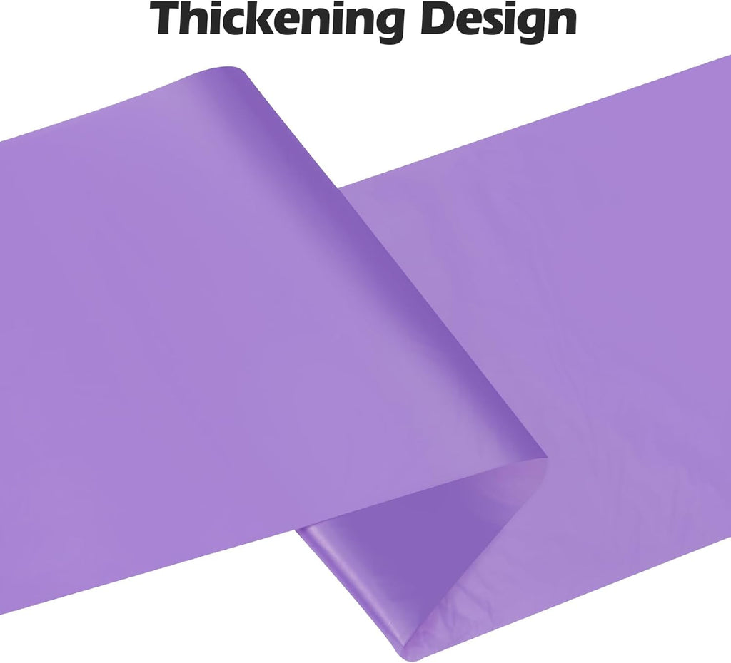 2-4 Gallon Portable Trash Bags,60 Counts Thicken portable Small Garbage Bags for Office, Kitchen,Bedroom Trash Can,Strong Trash Bags（Purple）