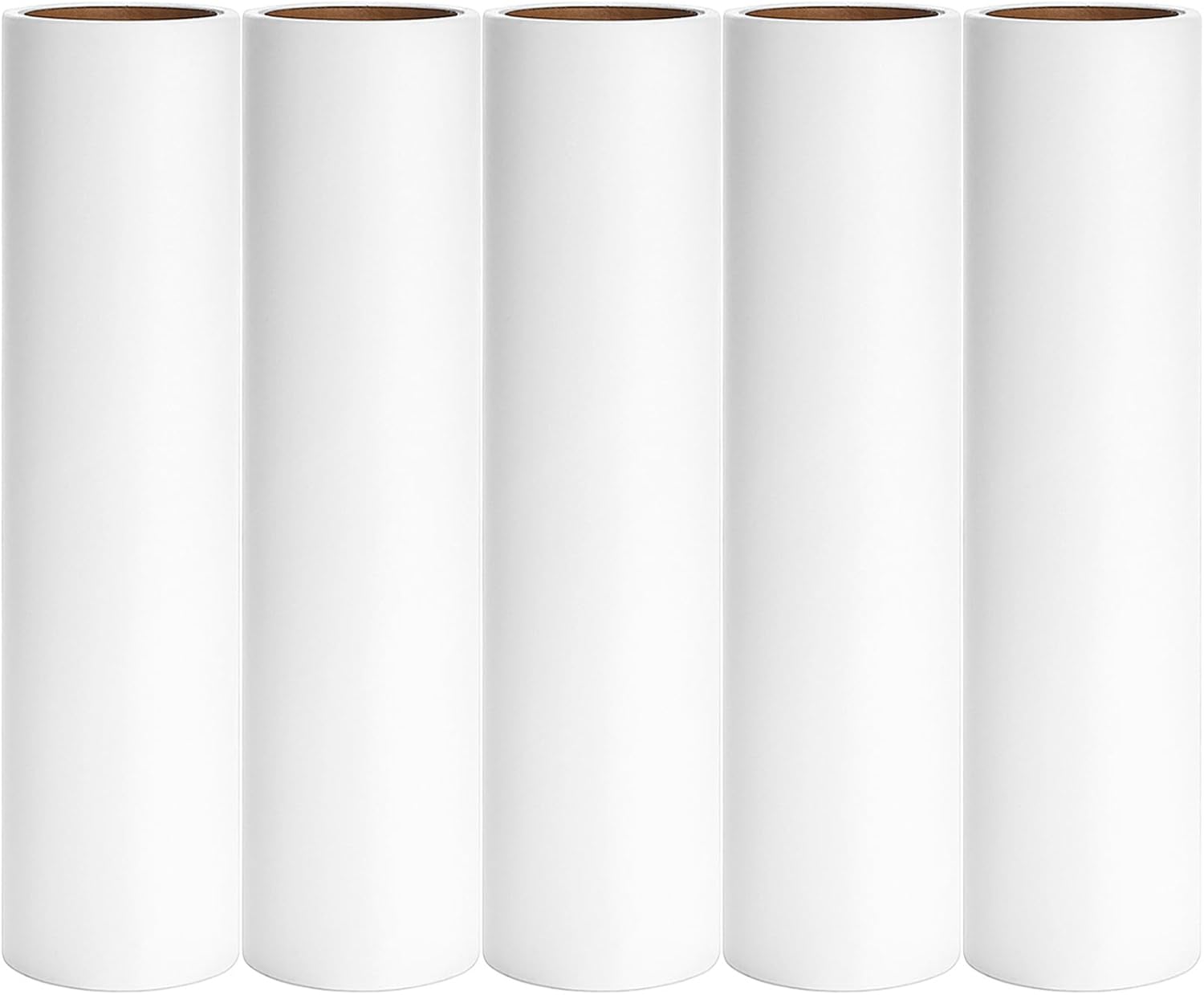 10 inch Mega Lint Roller Refills Compatible with Evercare Layers Smart Design Large Floor Lint Rollers Extreme Stick 10'' Wide Sticky Roller Refills 60 Sheets per Roll 5 Pack Total 300 Sheets