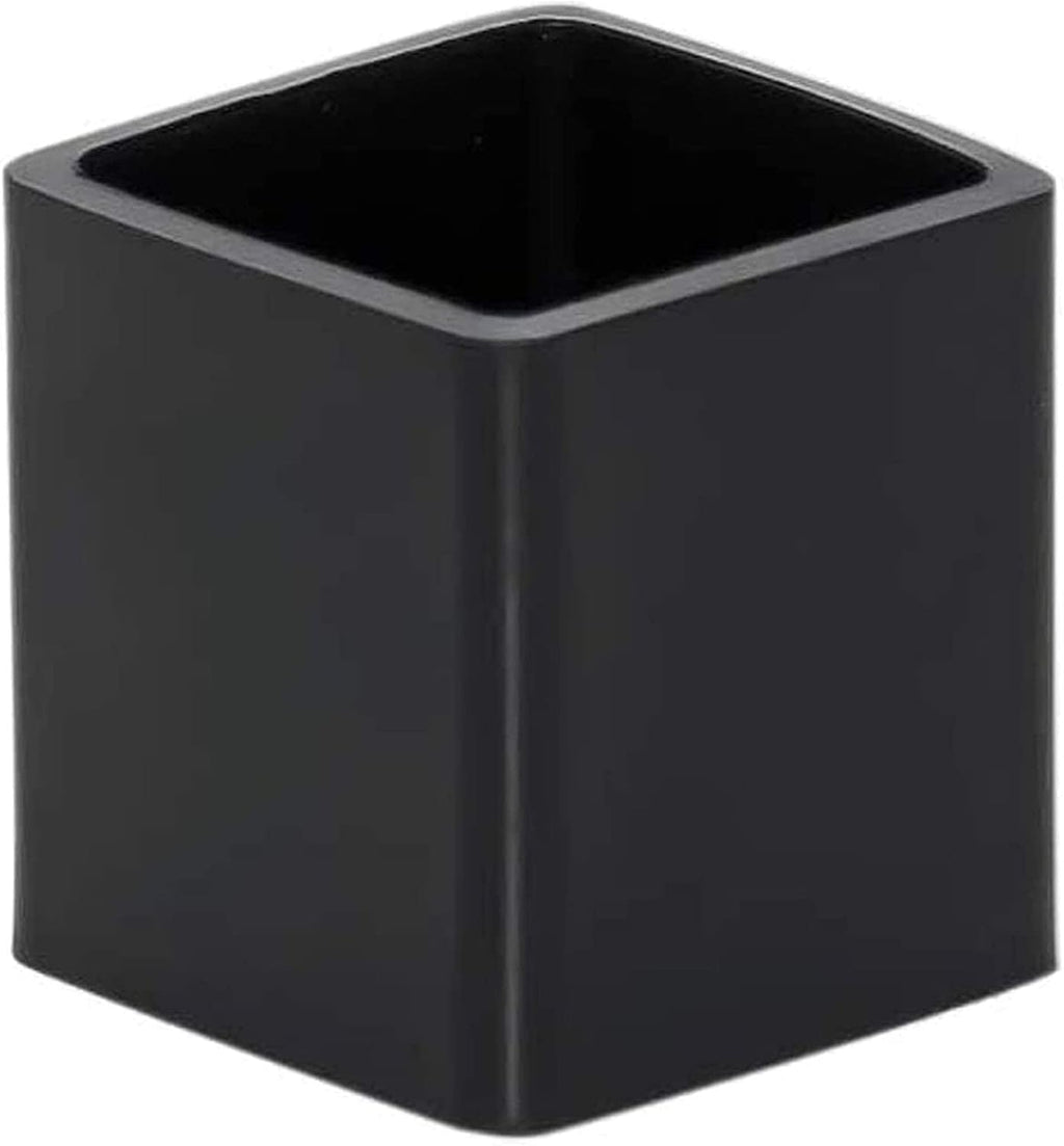 12 Pcs Black Square Anti-Slip Rubber Leg Tips Chair Leg Caps Furniture Floor Protectors Chair Table Bar Stool Leg Covers Furniture Leg Cube Feet 1.97 Inch x 1.97 Inch (50 x 50mm)