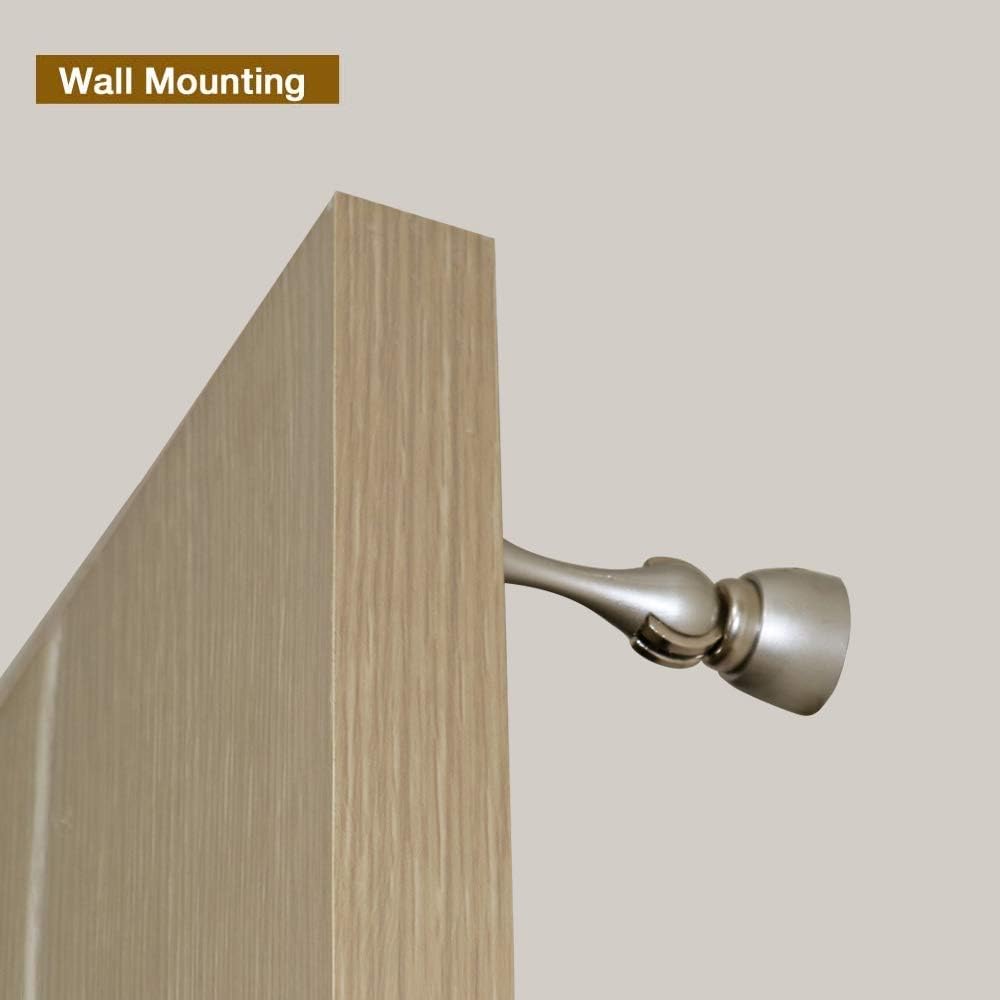 Magnetic Door Stop, Magnetic Door Catch, Door Holder, Door Stops, Wall Mounted, Floor Mounted, Door Banging Prevention (White, Large x 2pack)