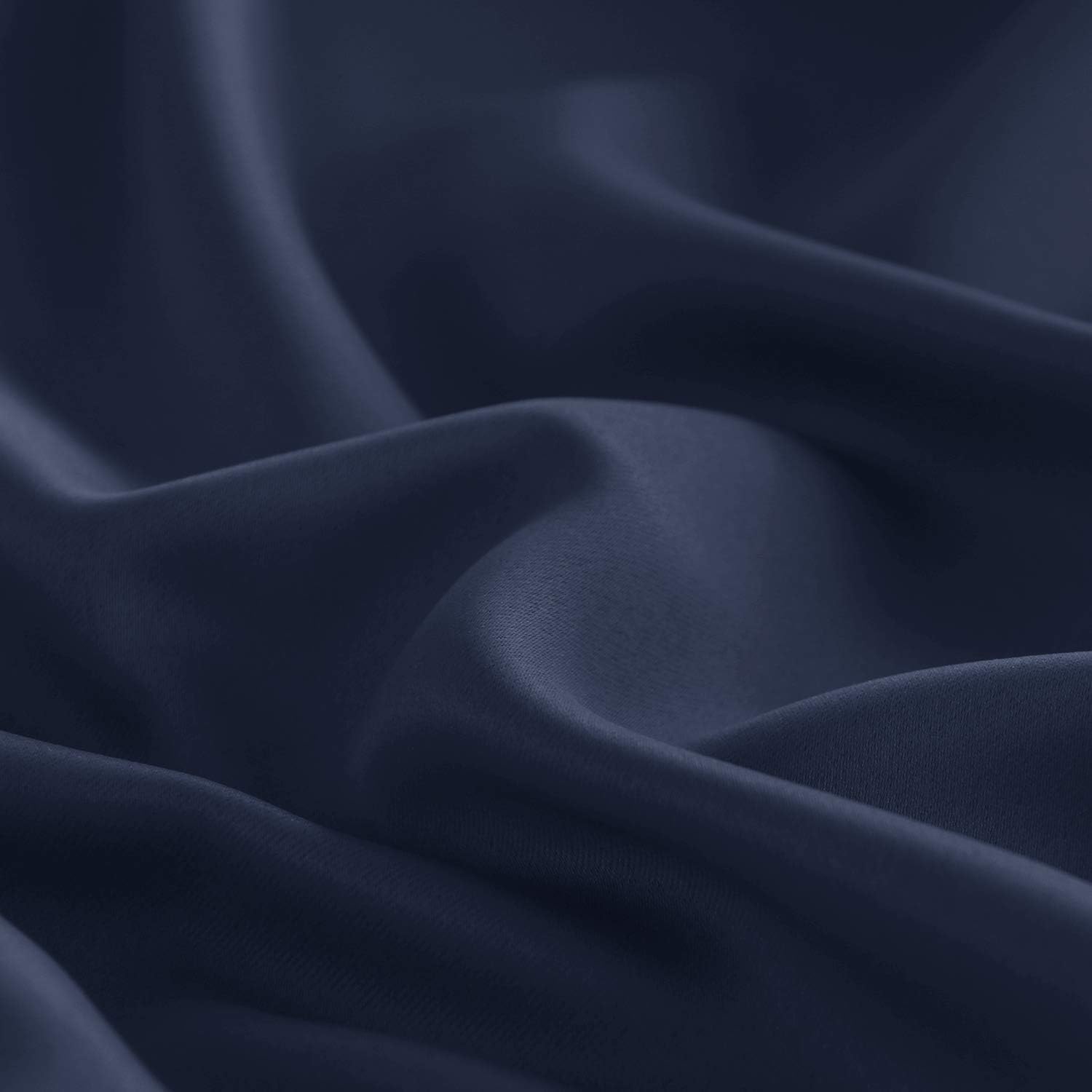 DWCN French Door Curtains – Rod Pocket Thermal Blackout Curtain for Doors with Glass Window, Kitchen and Patio Doors for Privacy, 25 X 80 Inches Long, 1 Curtain Panel with Tieback, Navy Blue