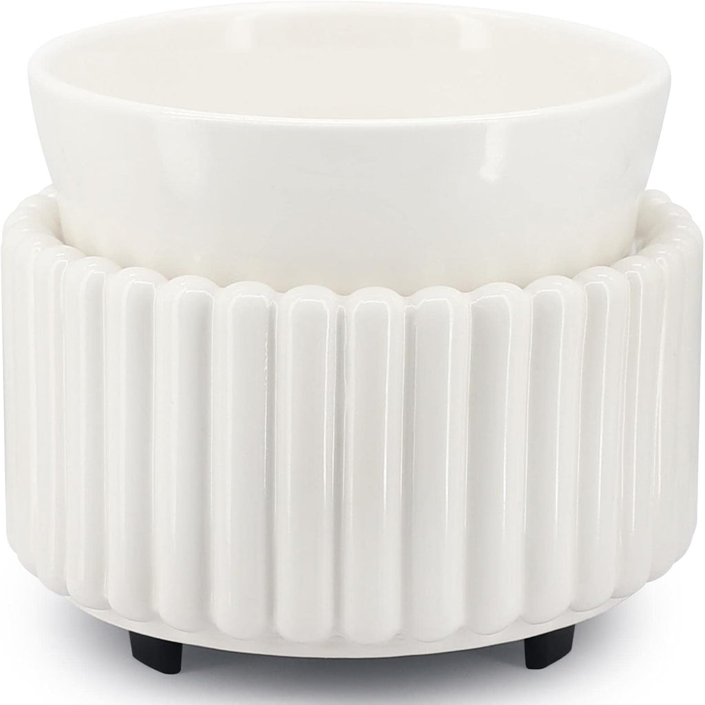 Ceramic Wax Melt Warmer 3-in-1 Candle Wax Warmer for Scented Wax Melter Electric Fragrance Wax Burner for Home Office Bedroom Gift & Decor…
