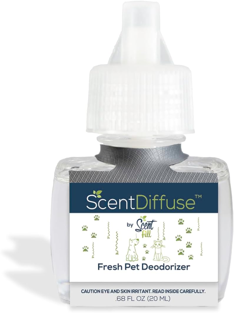Scent Fill Fresh Pet Plug in Air Freshener, 4 Scented Oil Refills