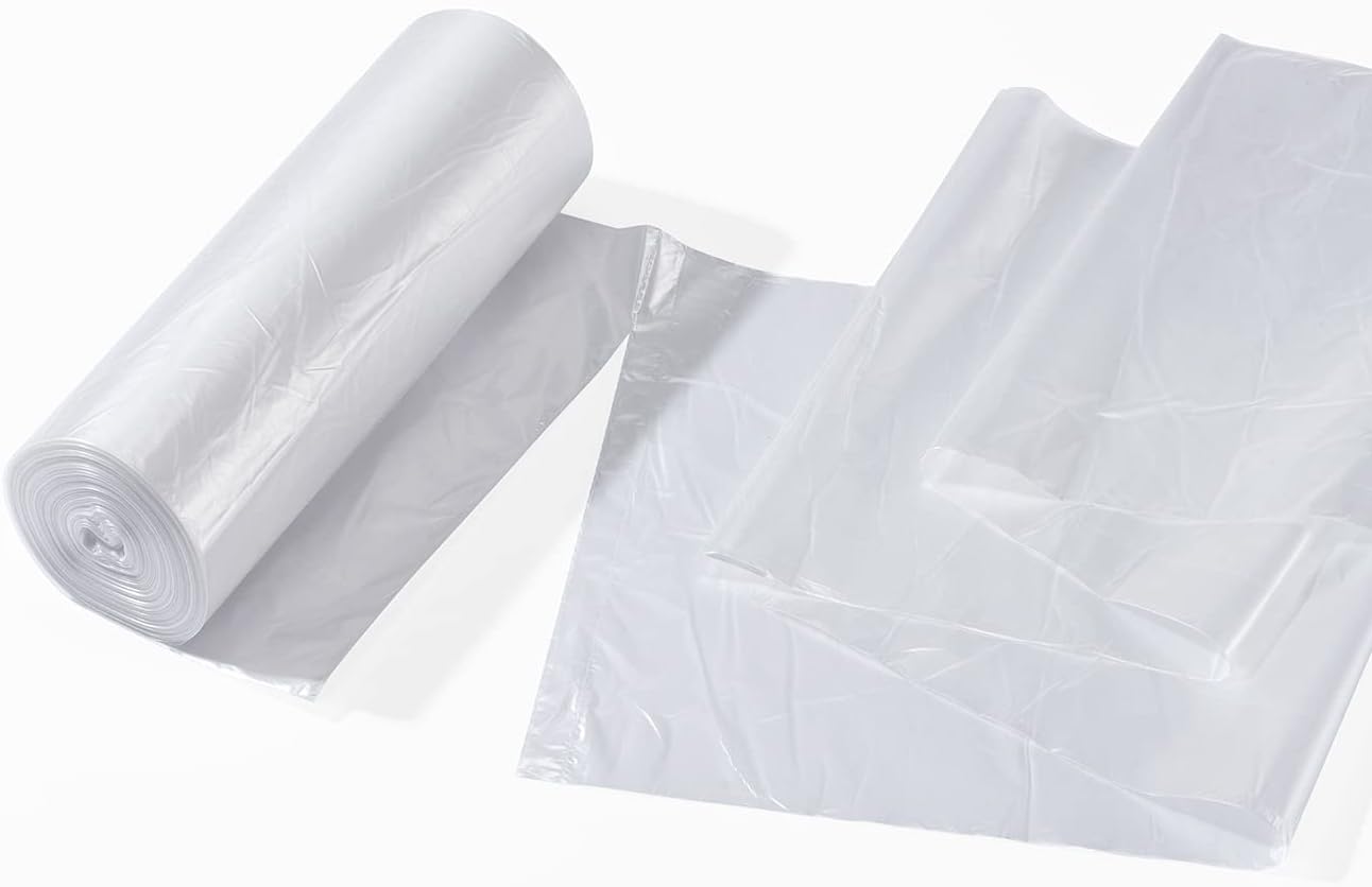 TYPLASTICS Trash Can Liners - Wholesale 1000 Count High Density Garbage Bags on Perforated Roll 10-15 Gallon 24" x 33"