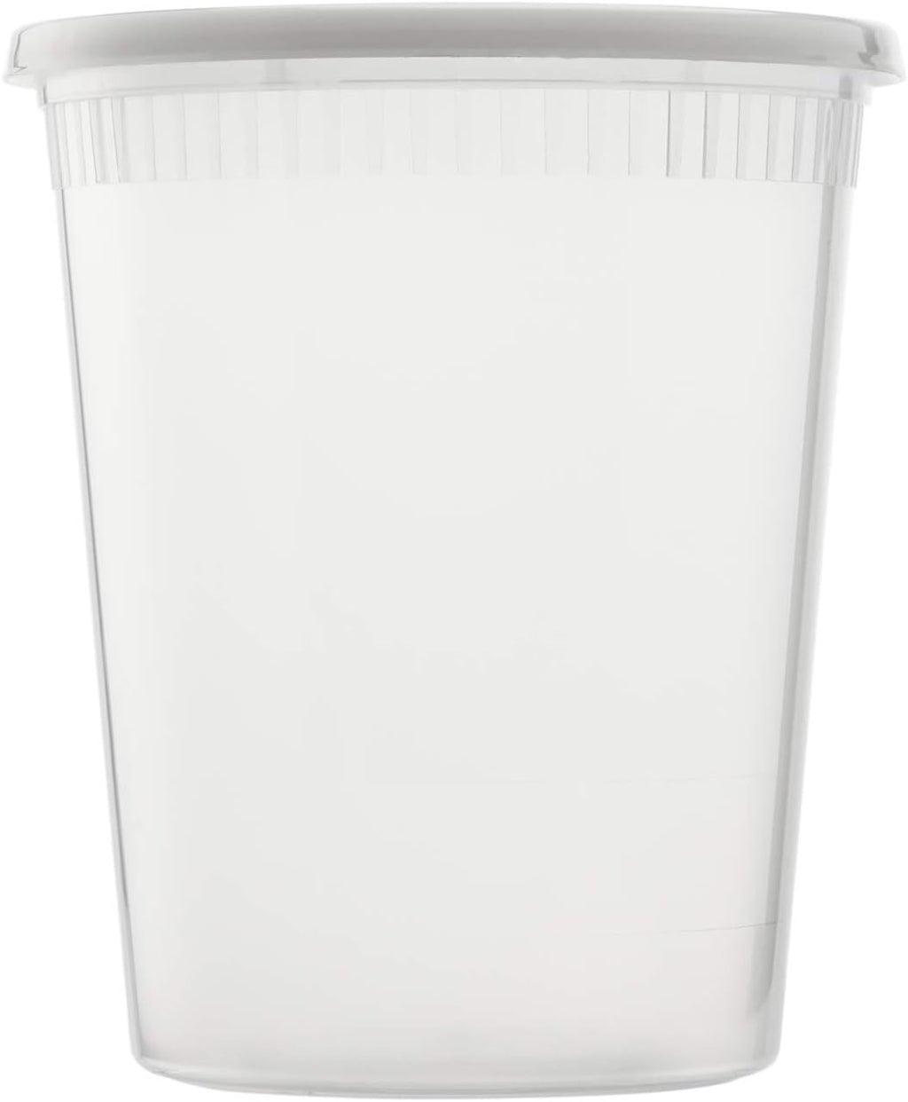 Karat [32oz - 240 ct] Clear PP Injection Molded Round Deli Containers with Lids (FP-IMDC32-PP)