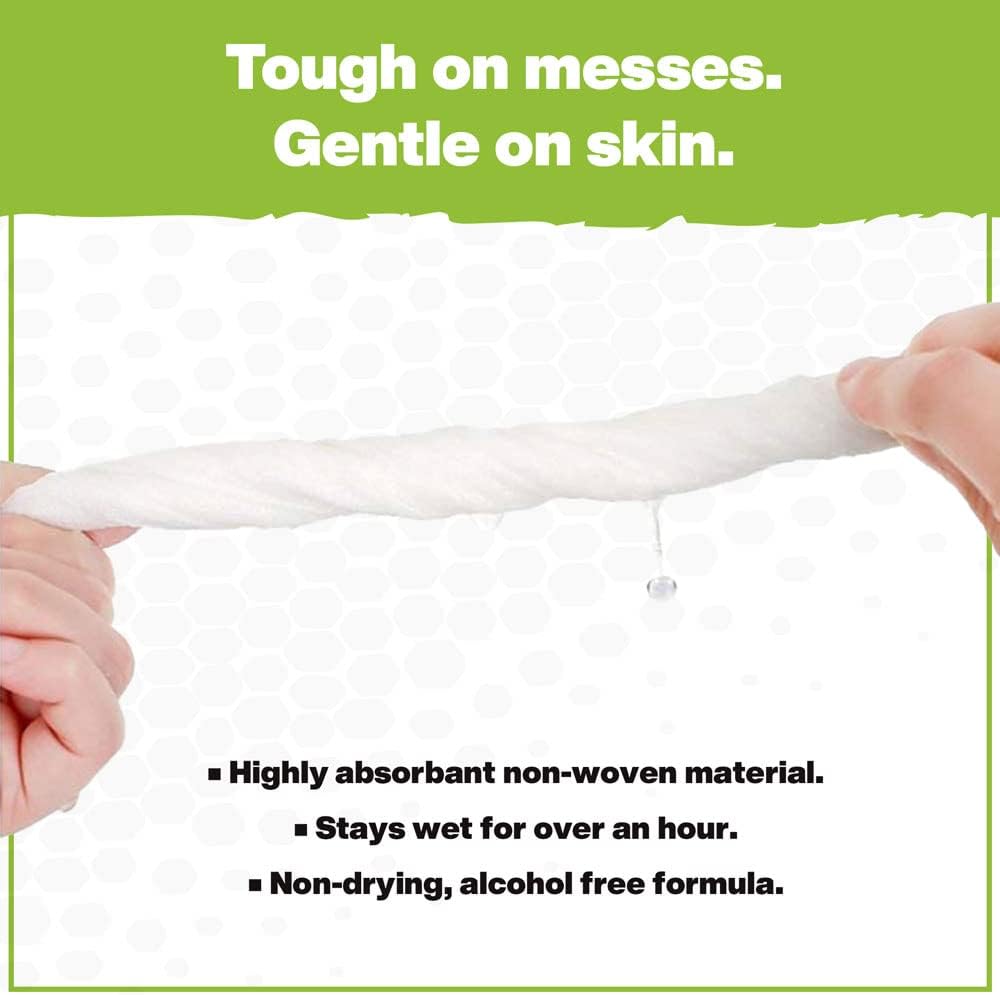 Crocodile Cloth Original Cleaning Wipes – 50 (15” x 10”) Hand & Tool Industrial Cleaning Wipes – Large Multi-Surface Cleaning Cloths, Water-Based Solution with Extreme Cleaning Power — Safe on Skin