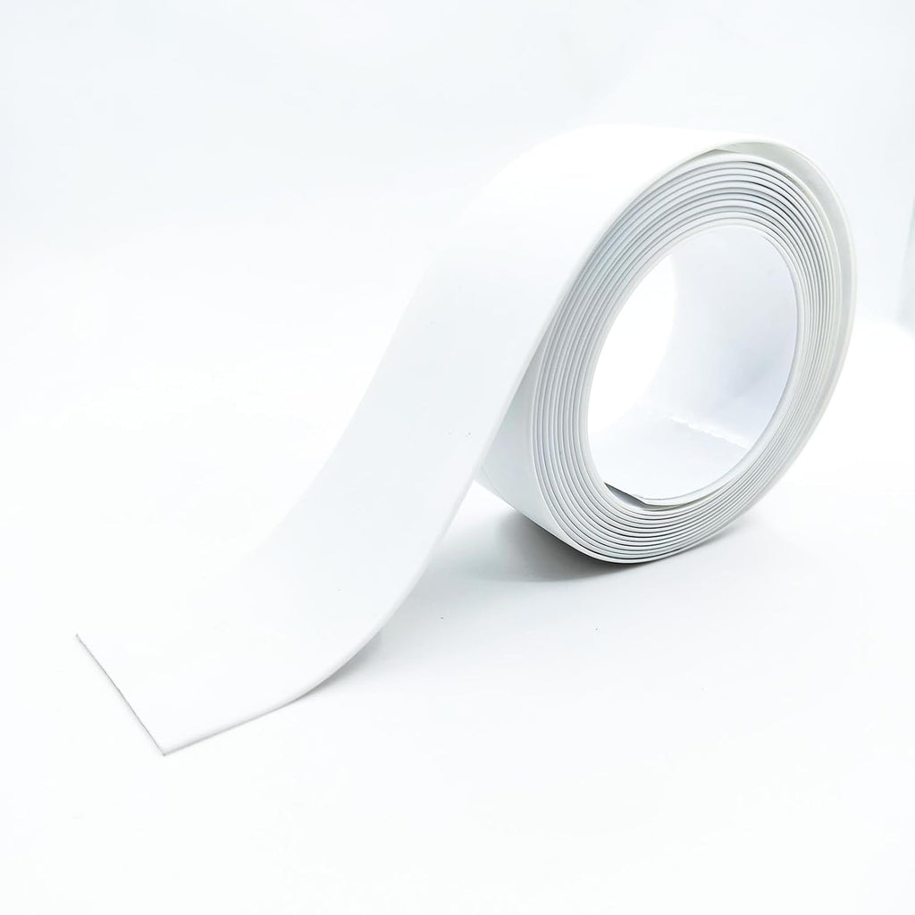 1.5" White Caulk Tape with Self Adhesive, Caulk Strip Waterproof for Bathroom,Toilet, Bathtub,Shower,Caulking Tape for Kitchen and Wall Toilet Sealer Around Base 10.5 Ft x 3 Rolls