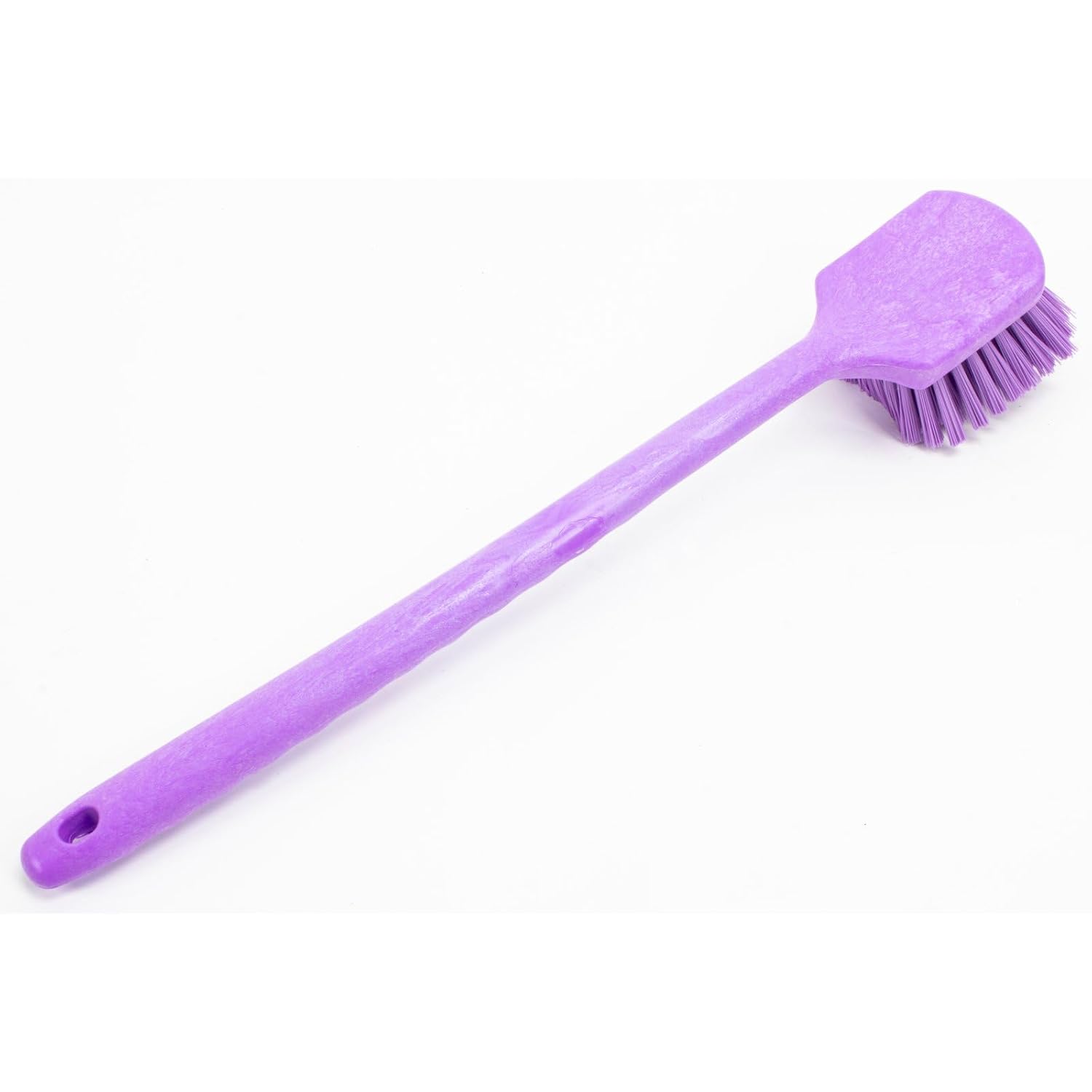 SPARTA 40501EC68 Plastic Large Scrub Brush, Kitchen Brush, Utility Brush With Long Handle For Cleaning, 20 Inches, Purple, (Pack of 6)