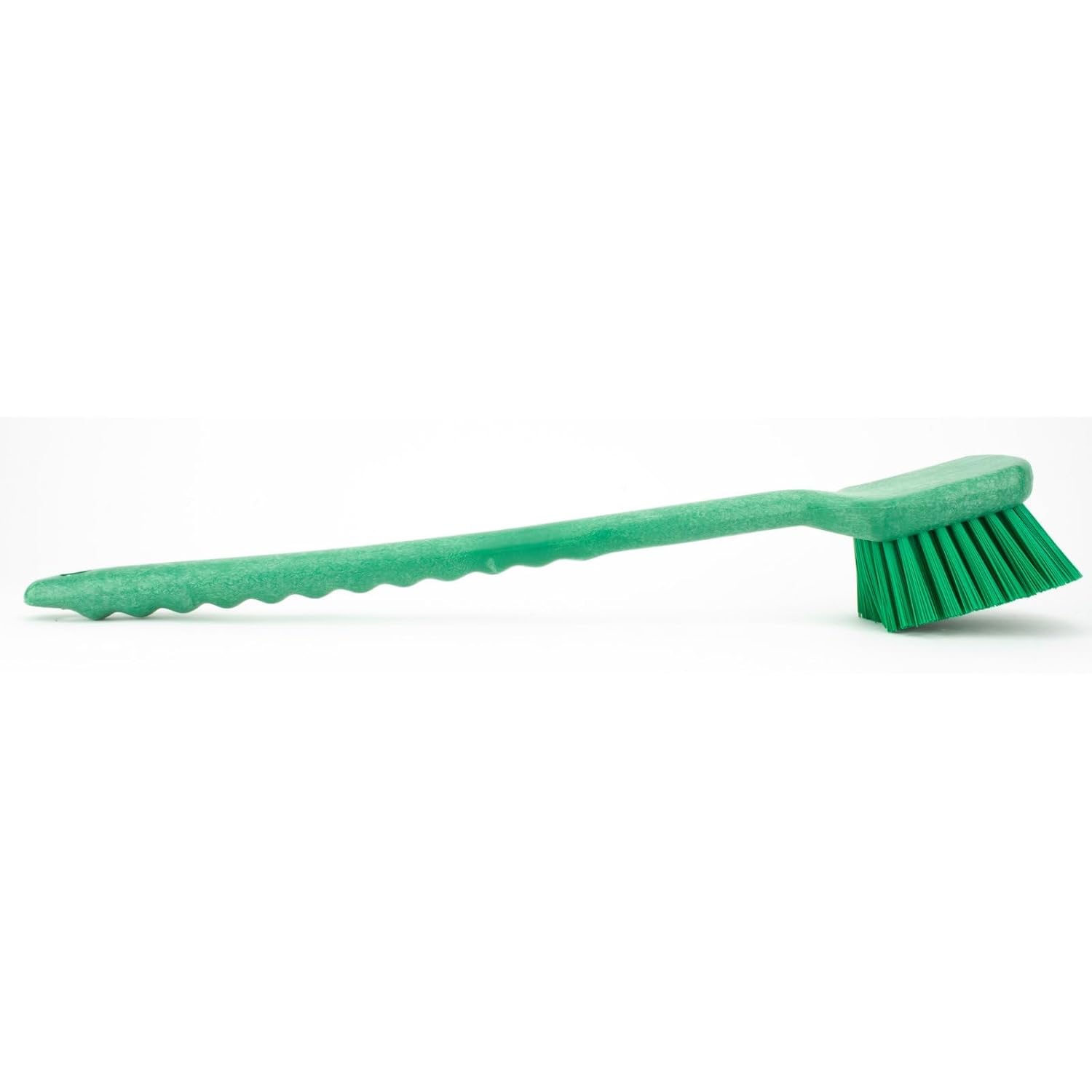 SPARTA 40501EC09 Plastic Large Scrub Brush, Kitchen Brush, Utility Brush With Long Handle For Cleaning, 20 Inches, Green