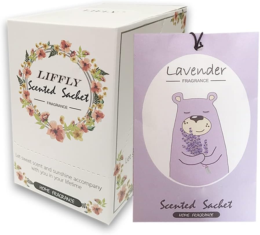 14 Packs Lavender Scented Sachets Bag for Drawer and Closet Xmas Gift 15 Scents Optional