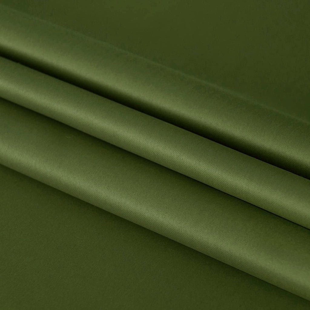 DWCN French Door Curtains – Rod Pocket Thermal Blackout Curtain for Window/Patio Doors/Doorways/Classroom/Kitchen for Privacy, 23W by 72L Inches, 1 Panel with Tieback, Olive Green