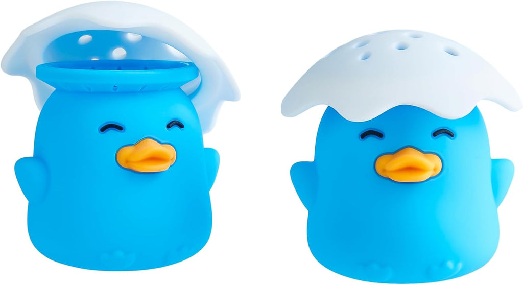 Duck Refrigerator Baking Soda Deodorizer Holder, Odor Absorber & Eliminator (Blue)