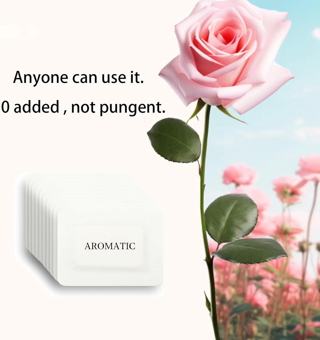 10pcs scented sachets, sachets for drawers and closets - rose closet deodorizer, closet smell freshener for clothes, Potpourri Bags Long Lasting Home Fragrance