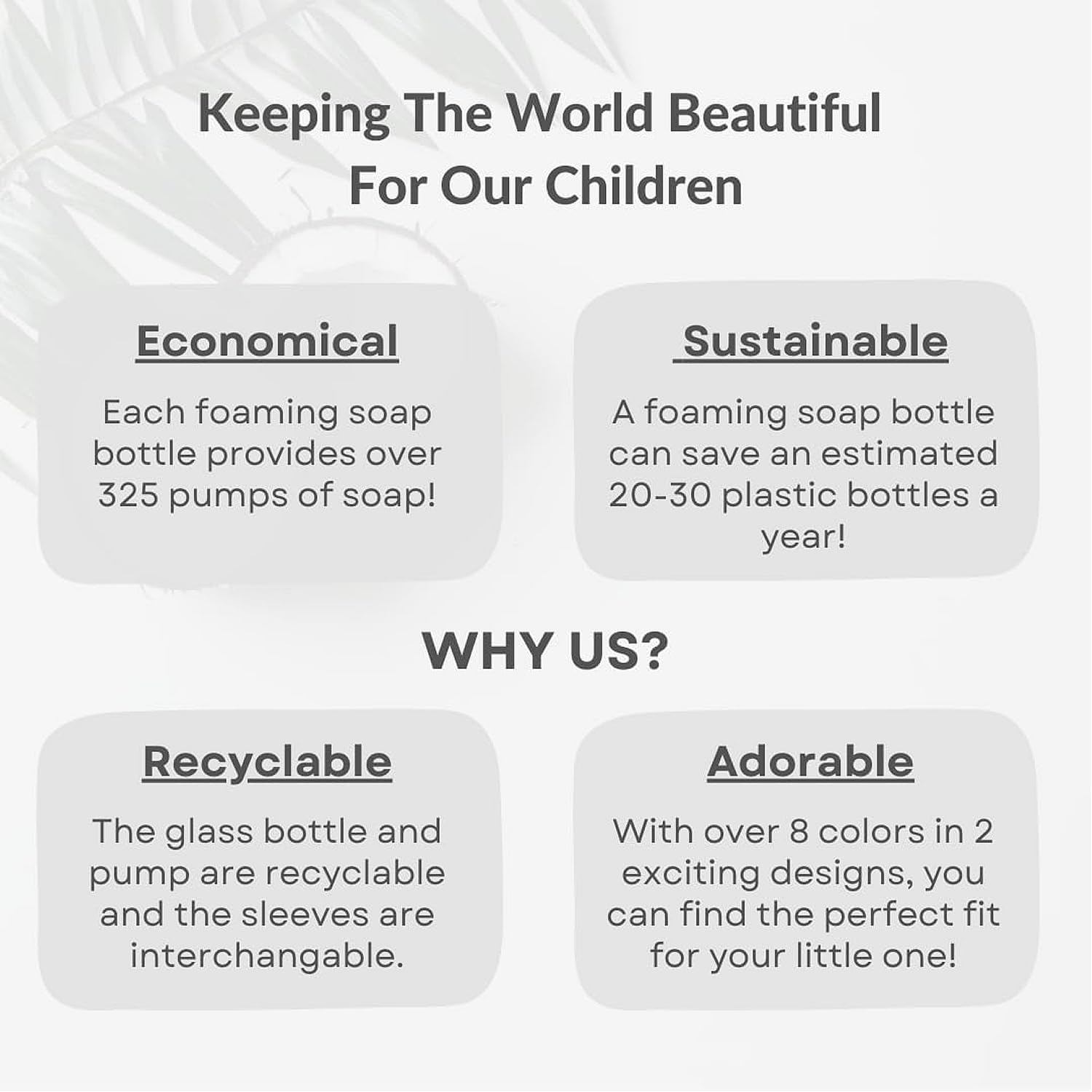 SoCal Suds & Company Glass Foaming Hand Soap Dispenser, Soft Grip Silicone Sleeve, Refillable Pump Bottle for Kids, Baby Wash & Shampoo, Ideal for Home Use, Light Pink 8oz