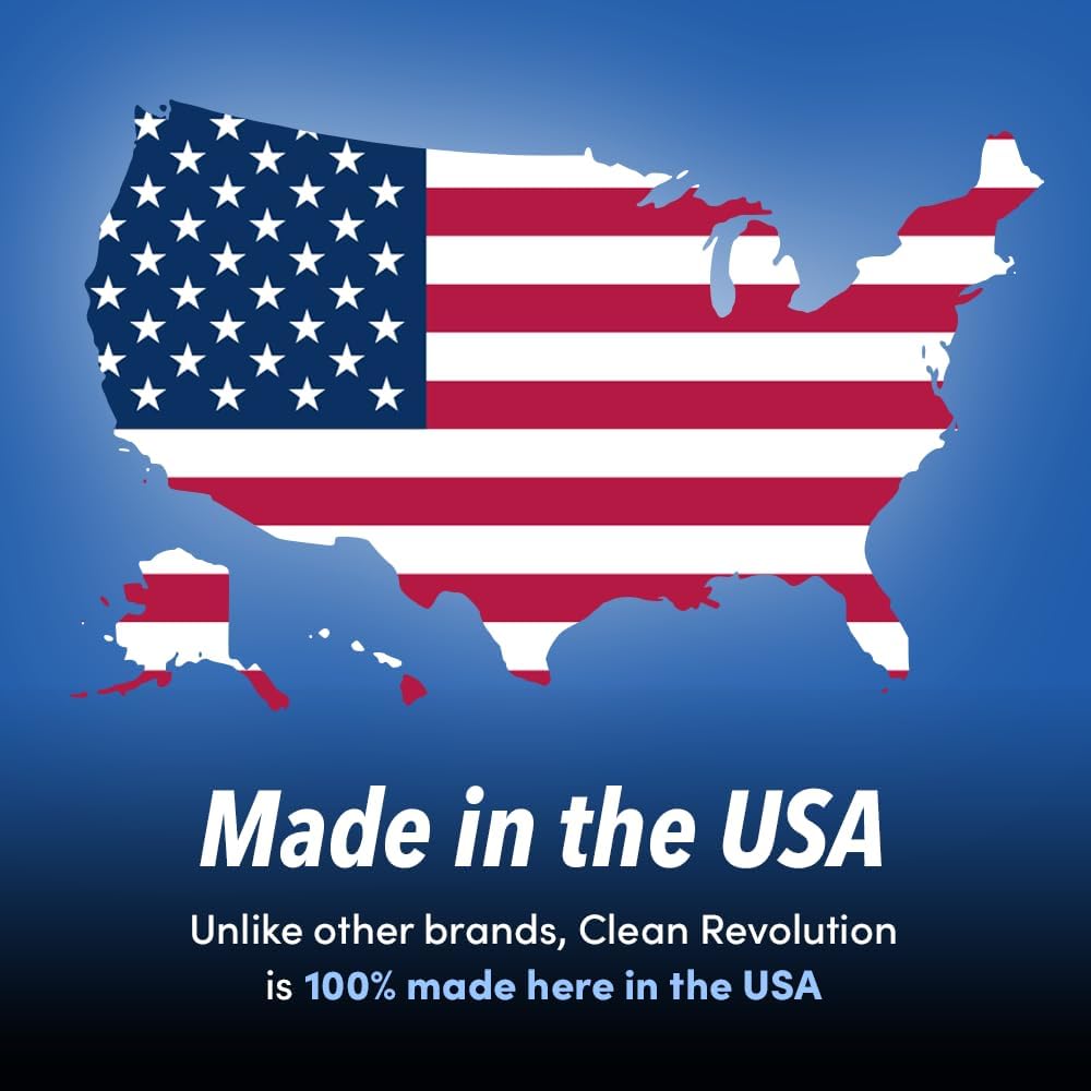 Clean Revolution Multi Surface Cleaner Refill Supply, Non-Toxic, Eco-Friendly & Plant-Based, Ready to Use, Spring Air, 128 Fl Oz (1 Gallon)