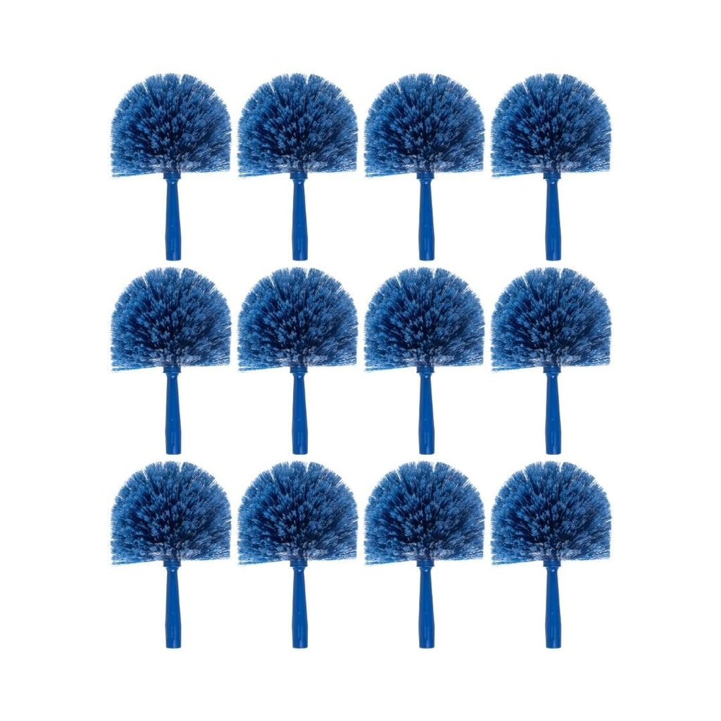 SPARTA Flo-Pac Rounded Duster Cleaning Duster with Electrostatically Charged Bristles for Cleaning, 9 X 7 X 7 Inches, Blue, (Pack of 12)