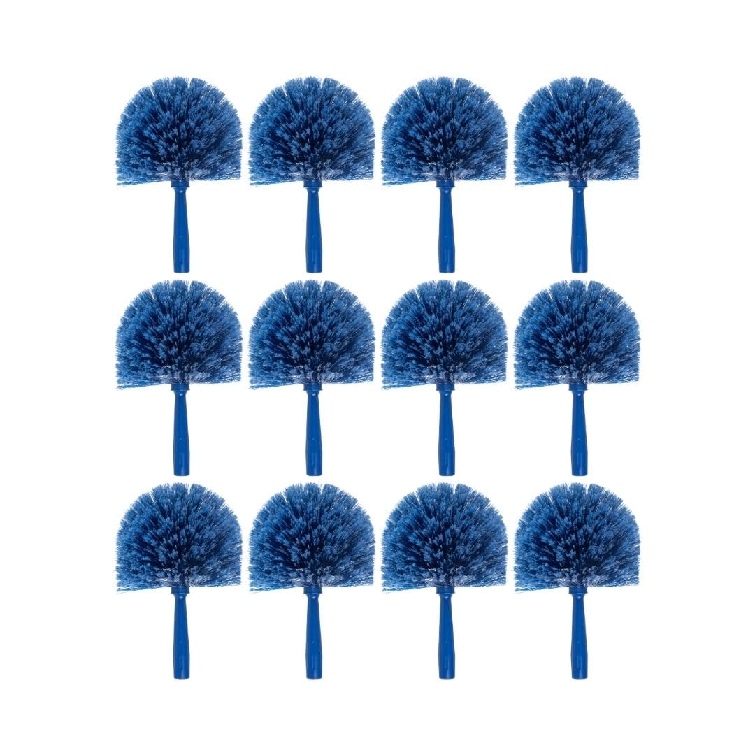 SPARTA Flo-Pac Rounded Duster Cleaning Duster with Electrostatically Charged Bristles for Cleaning, 9 X 7 X 7 Inches, Blue, (Pack of 12)