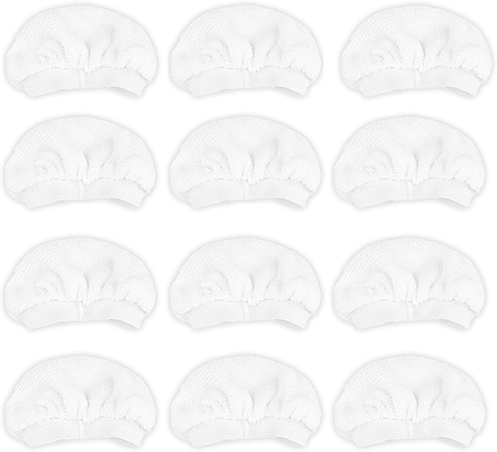 12Pack Microfiber Cloths for Handheld Steam Cleaner Compatible with Bissell Steam Shot, Comforday, PurSteam, Wagner Spraytech, Universal Washable Steam Cleaner Accessories