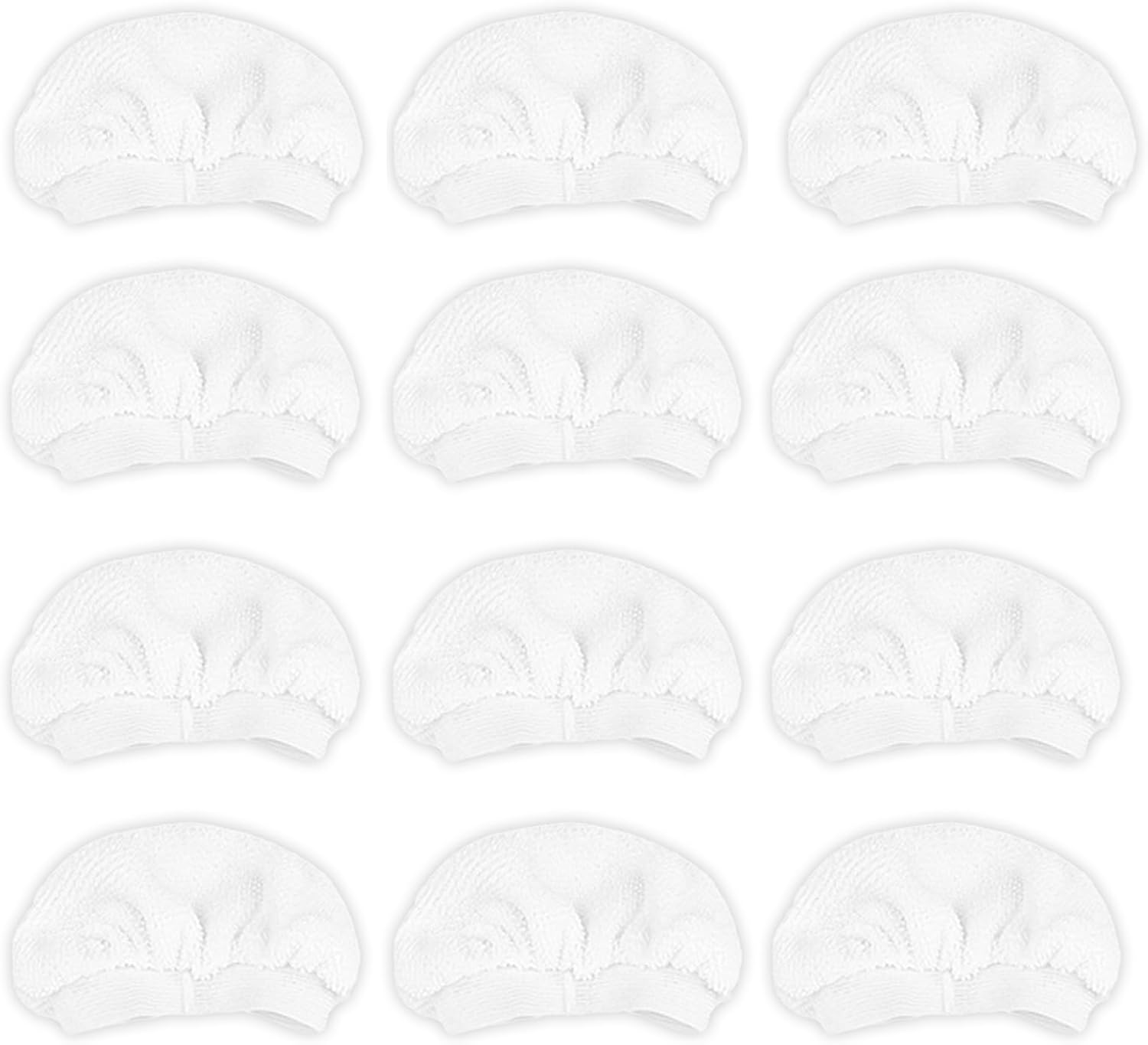 12Pack Microfiber Cloths for Handheld Steam Cleaner Compatible with Bissell Steam Shot, Comforday, PurSteam, Wagner Spraytech, Universal Washable Steam Cleaner Accessories