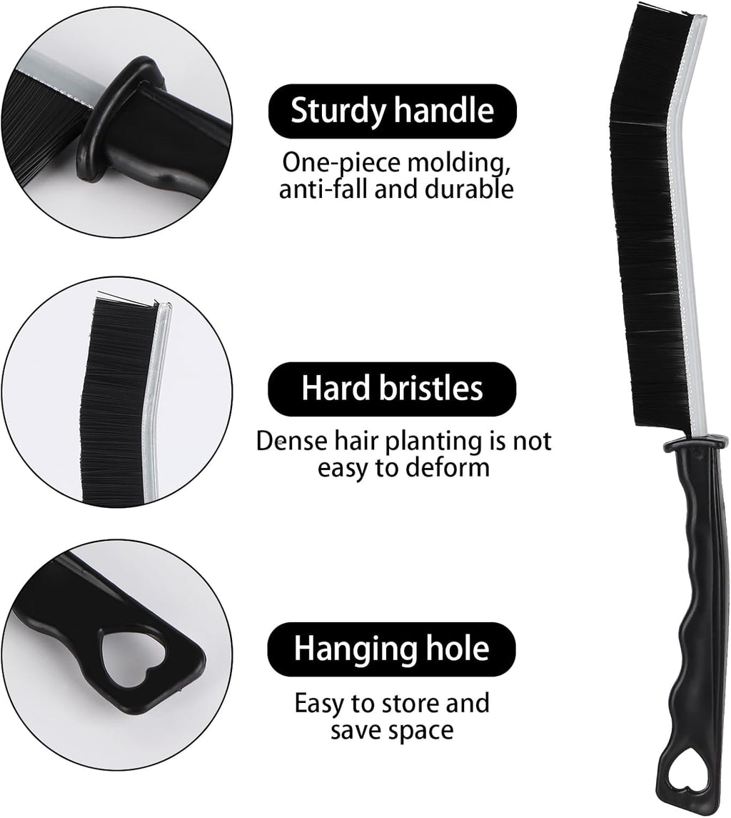12Pcs Hard Bristle Crevice Cleaning Brush, Grout Cleaner Brush, Multifunctional Gap Cleaning Tool for Household Use, Bathroom, Kitchen, Window,Toilet
