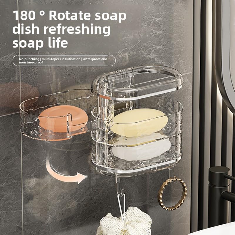 Soap Bar Holder for Shower Wall Two