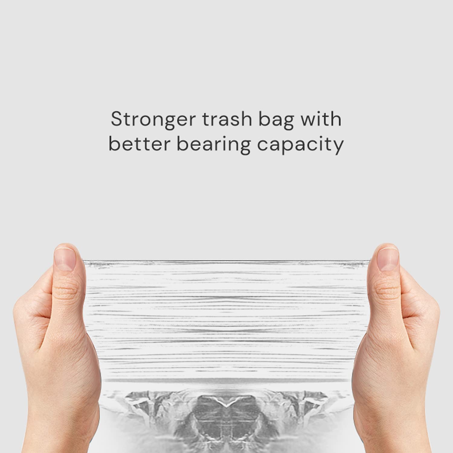 TOWNEW T Air One Official Refill Rings for Smart Bathroom Trash Can, Sturdy Trash Bags for Electric Automatic Trash Can, 2.6 Gallon, 8 pk White Refill Rings - Up to 96 Trash Bags