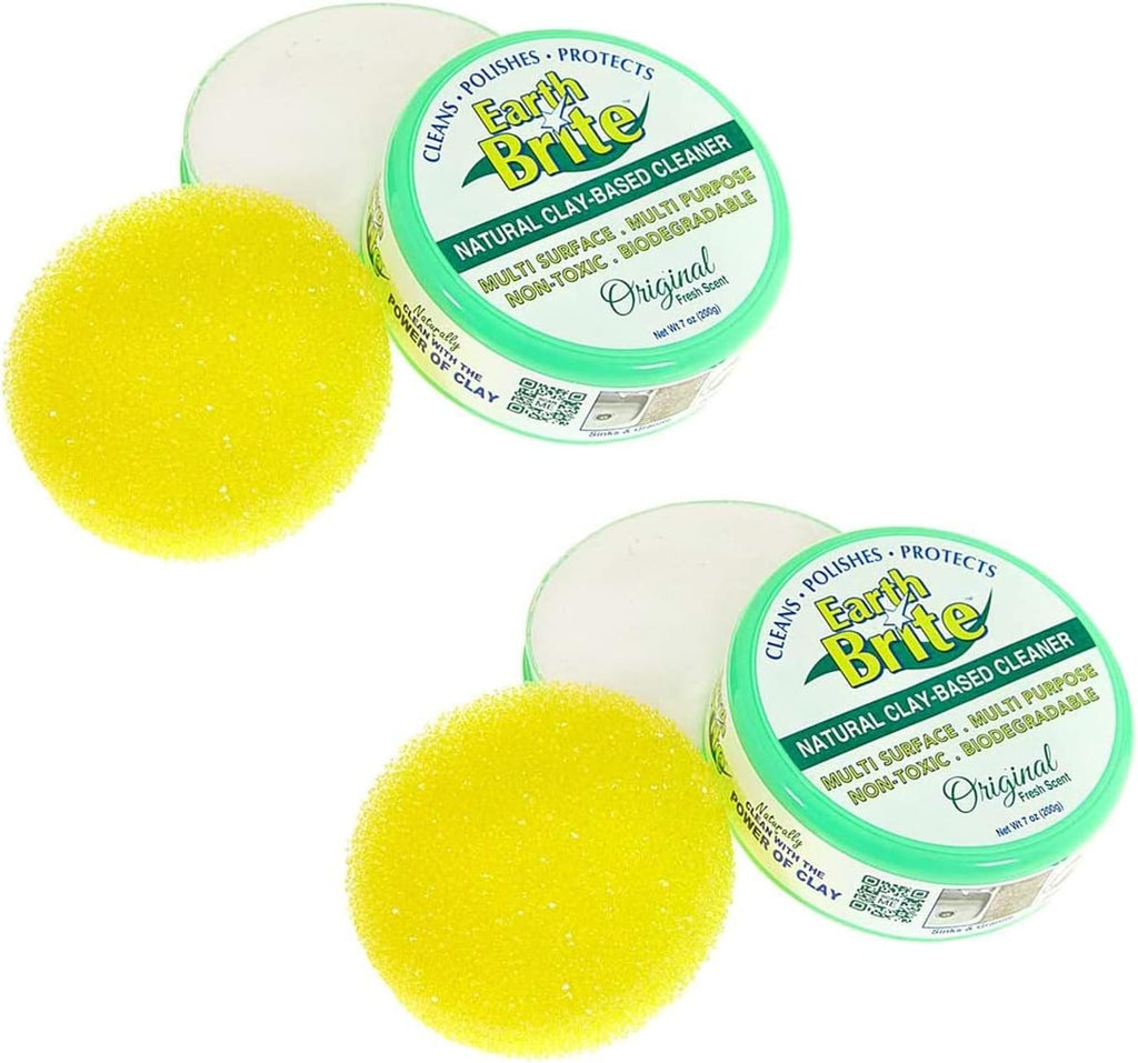 All Purpose Cleaner 2-Pack – Clay Bar Cleans Stoves, Bathrooms, and All Hard Surfaces – 100% Natural Cleaning Product