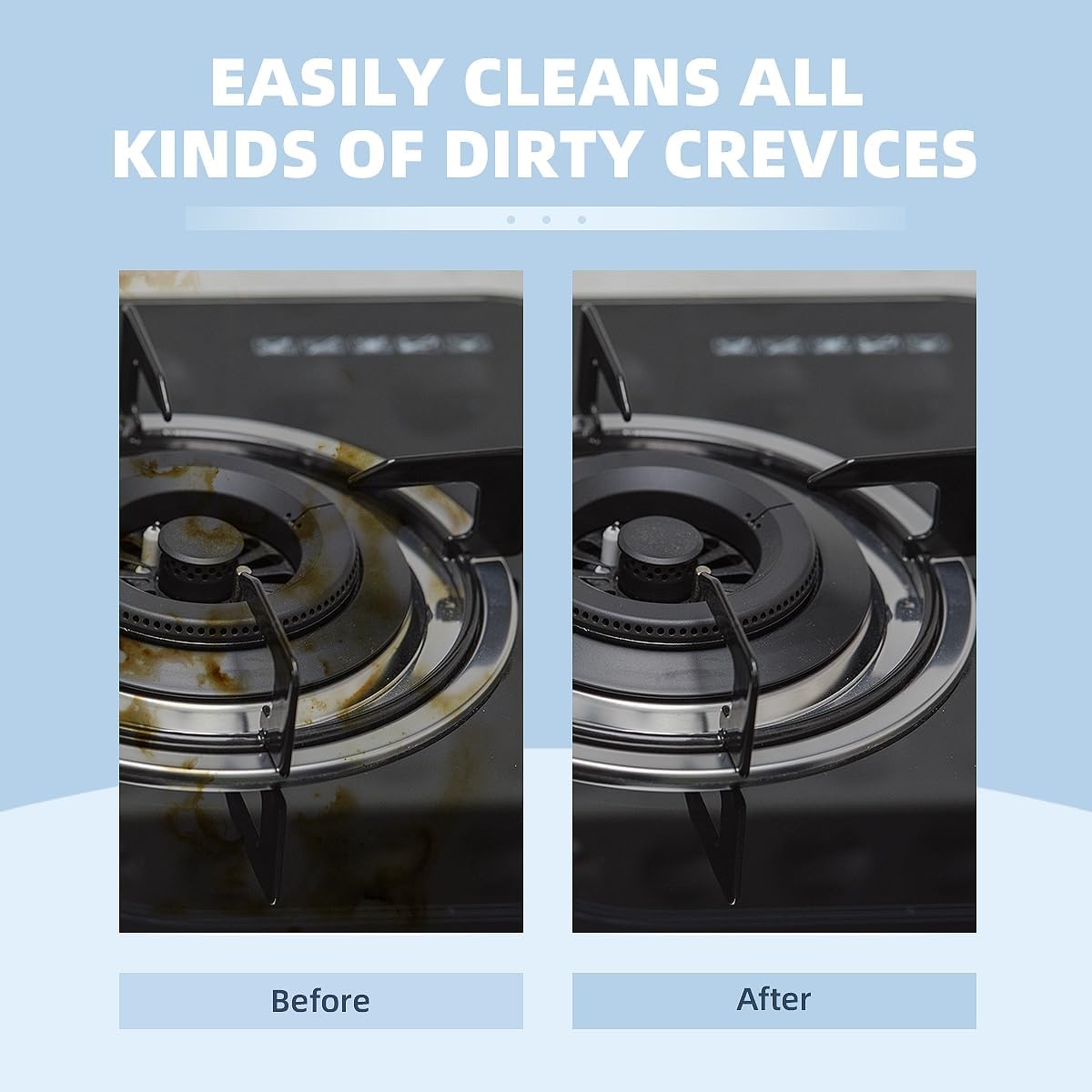 Hard Bristle Crevice Cleaning Brush-Thin Gap Scrub Brush, Small Cleaning Brush, Grout Brush, Kitchen Brush, Cleaning Tools for Toilet, Bathroom, Sink, Home, Household, Window (6, Purple)