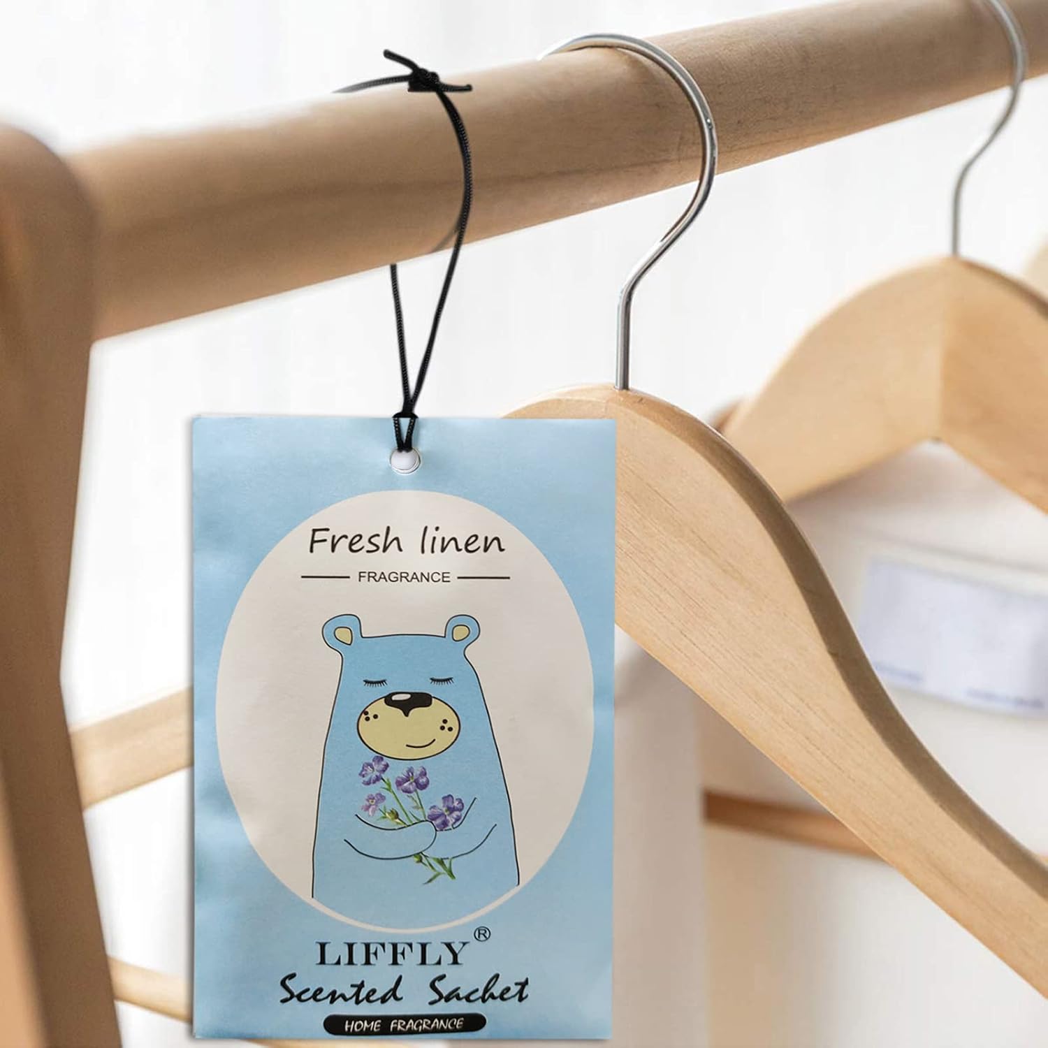 14 Packs Fresh Linen Scented Sachets Bags fit Drawers and Closets Gift Box