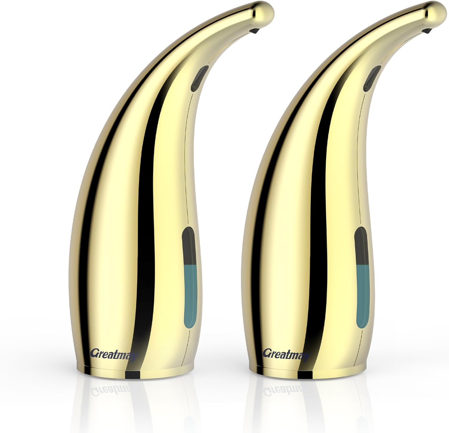 Adjustable Automatic Soap Dispenser Touchless, 4 Adjustable Levels Touchless Sensor Liquid Soap Pump Dispenser，300ml Rechargeable Magnetic Charging Hand Soap Dispenser for Kitchen，Bathroom