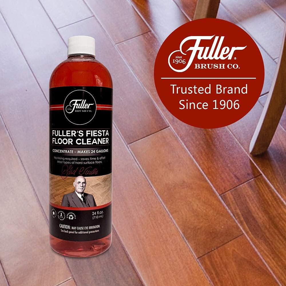 Fuller Brush Fiesta Floor Cleaner Liquid Concentrate - Multi-Surface & Industrial Cleaning For Hardwood, Laminate, Linoleum, Tile & Ceramic Floors, 24 Fl. Oz. Bottle (Pack of 6)