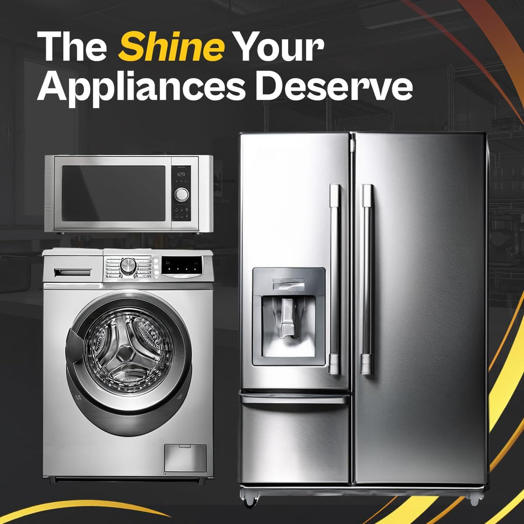 Flitz Stainless Steel & Chrome Clean - 16oz Bottle, USA-Made Stainless Steel Cleaner Spray for Appliances - Grill, Fridge, Sink Stain Remover - Also Works on Aluminum Surfaces (1 Pack)