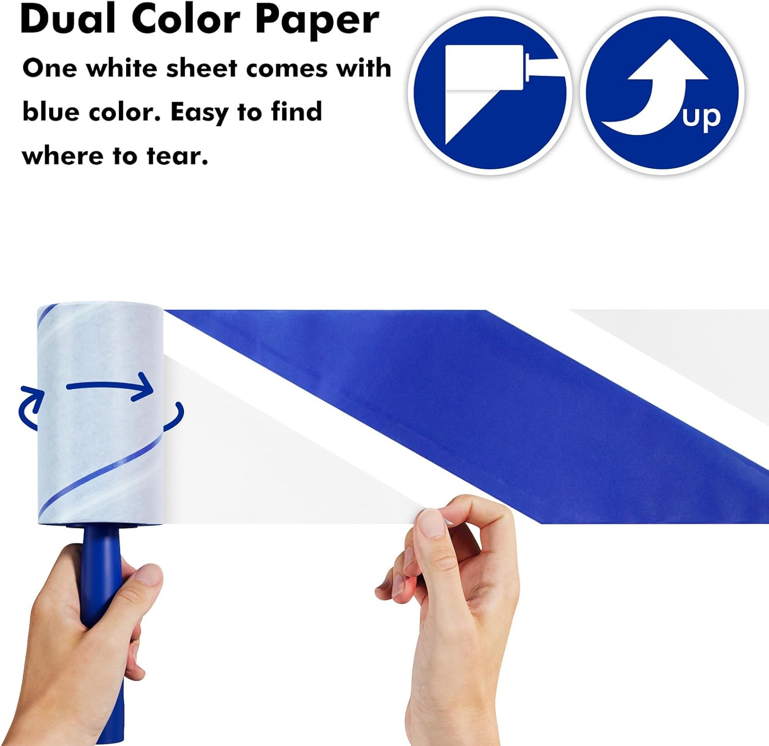 1200 Sheets Lint Roller with 6 Upgraded Handles (6 Rollers + 6 Refill), Mage Value Set Sticky Lint Rollers for Pet Hair, Portable Pet Hair Remover for Clothes, Furniture, Carpet, Dog and Cat