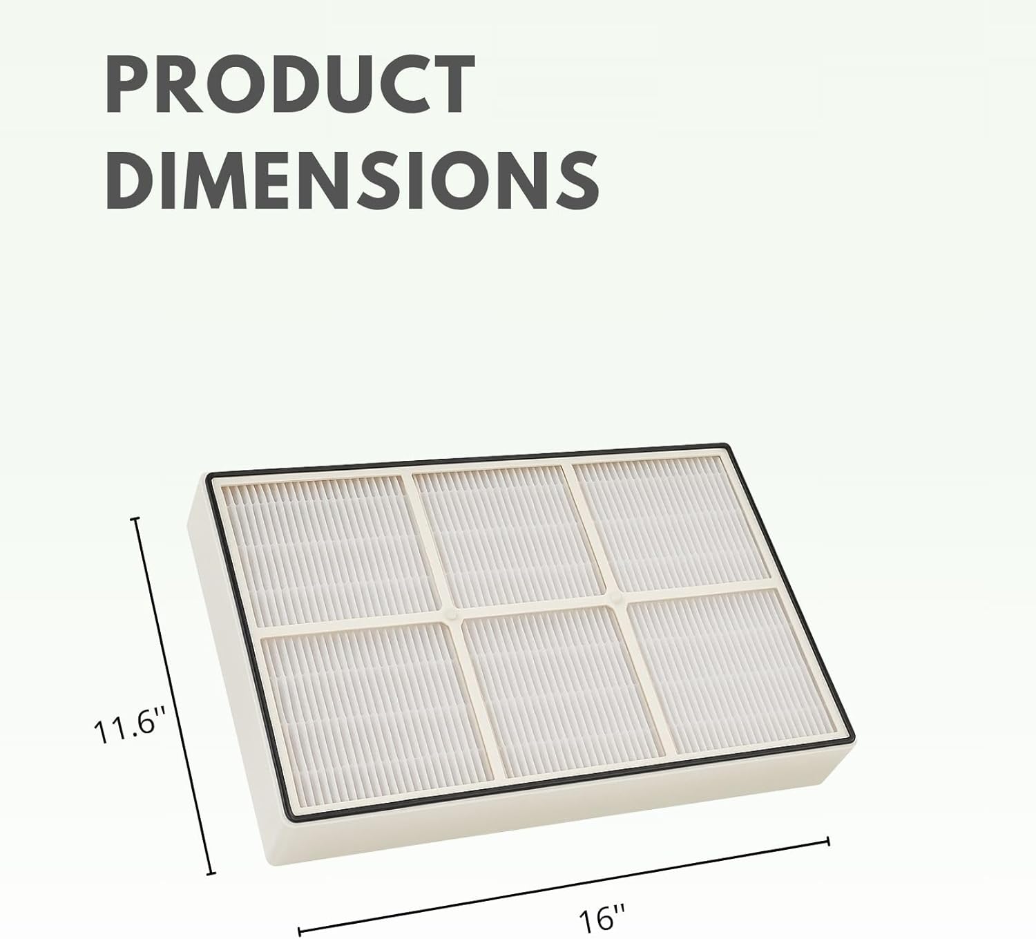 Nispira True HEPA Filter (Small) with 4 Pre-Carbon Filters Compatible with Whirlpool Whispure Air Purifier Models AP150, AP250, AP25030K, APR25530L, APR25130L; Compared to Part # 1183051 1183051K