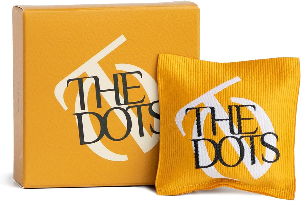 THEDOTS Series Sicilian Orange Car Vent Clip, Fabric Sachet Air Freshener, 30 Days Long-Lasting for Car Interior Decor, Non-Toxic (1 Pack)