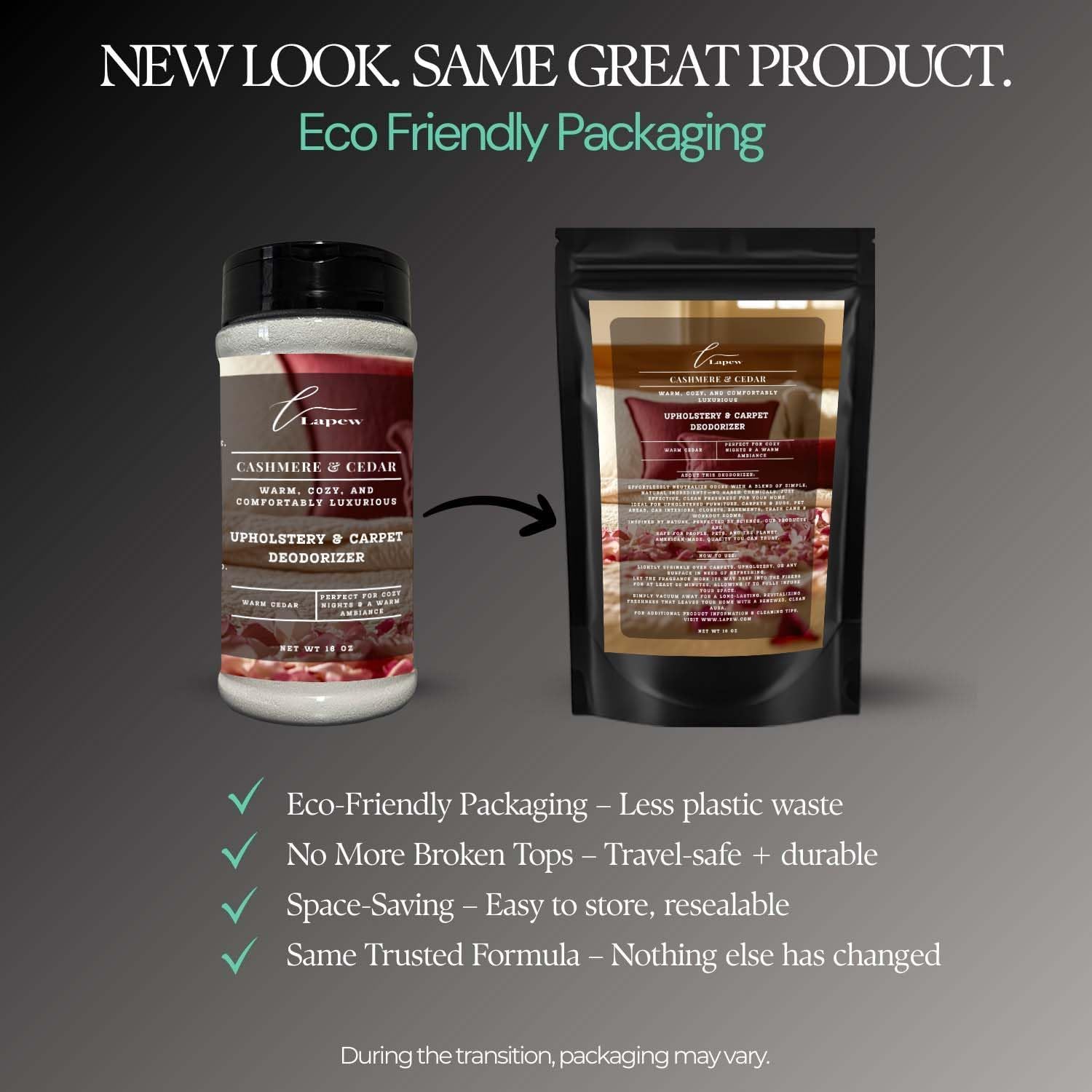 Cashmere Cedar Carpet Freshener Powder: Powerful Odor Eliminator for Home, Upholstery Deodorizer, Carpet Deodorizer, Pet Urine, Cat Litter Box - Cashmere Cedar Fragrance.