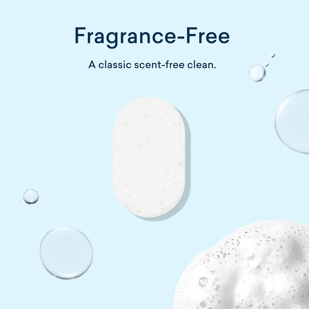 BLUELAND 100% Plastic-Free Dishwasher Detergent Tablets, 120 Count, Free & Clear, Eco-Friendly Dishwashing Pods, Natural, USDA Certified biobased