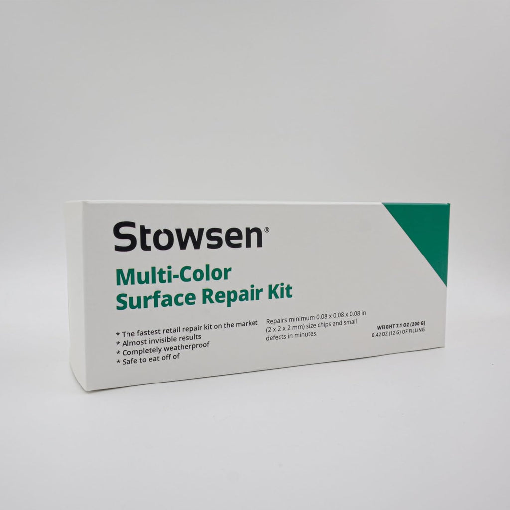 Multi-Color Surface Repair Kit - Fix Chips & Defects in Minutes | Restore Tiles Countertops and Bathroom Fixtures with Ease | for Porcelain Granite Fiberglass Marble Corian Quartz and More