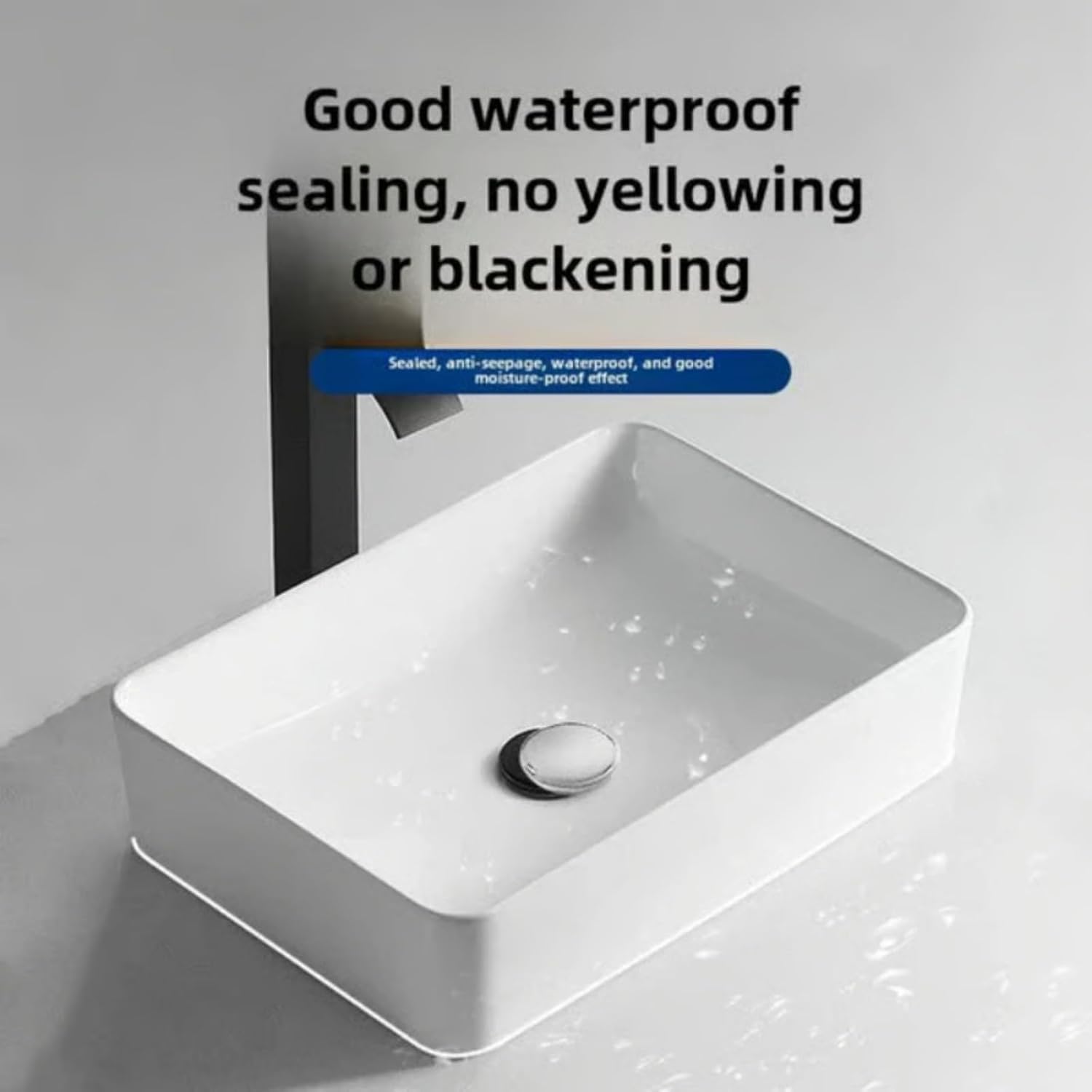 Waterproof White Grout Repair Kit, Grout Pen for Shower Tile, Grout Filler Repair, Squeeze Tube White Caulk, Waterproof & Moisture-Resistant, for Kitchen Bathroom (3)