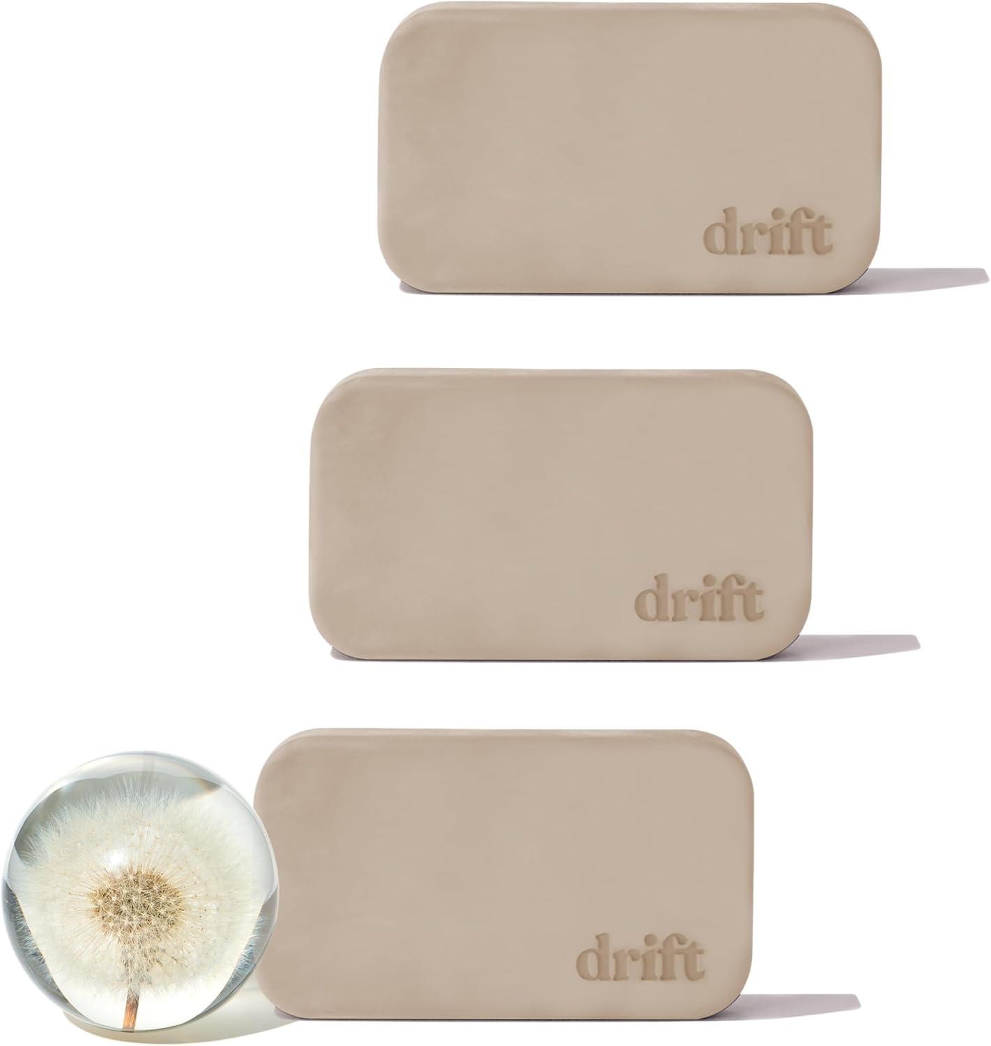 Drift Car Air Freshener - The Original Stone Air Freshener - Car Odor Eliminator - Long Lasting Scent - Metal Clip - Essential Oils -Clean Ingredients - Open Air Scent 3 Pack Refill - NO CLIP INCLUDED