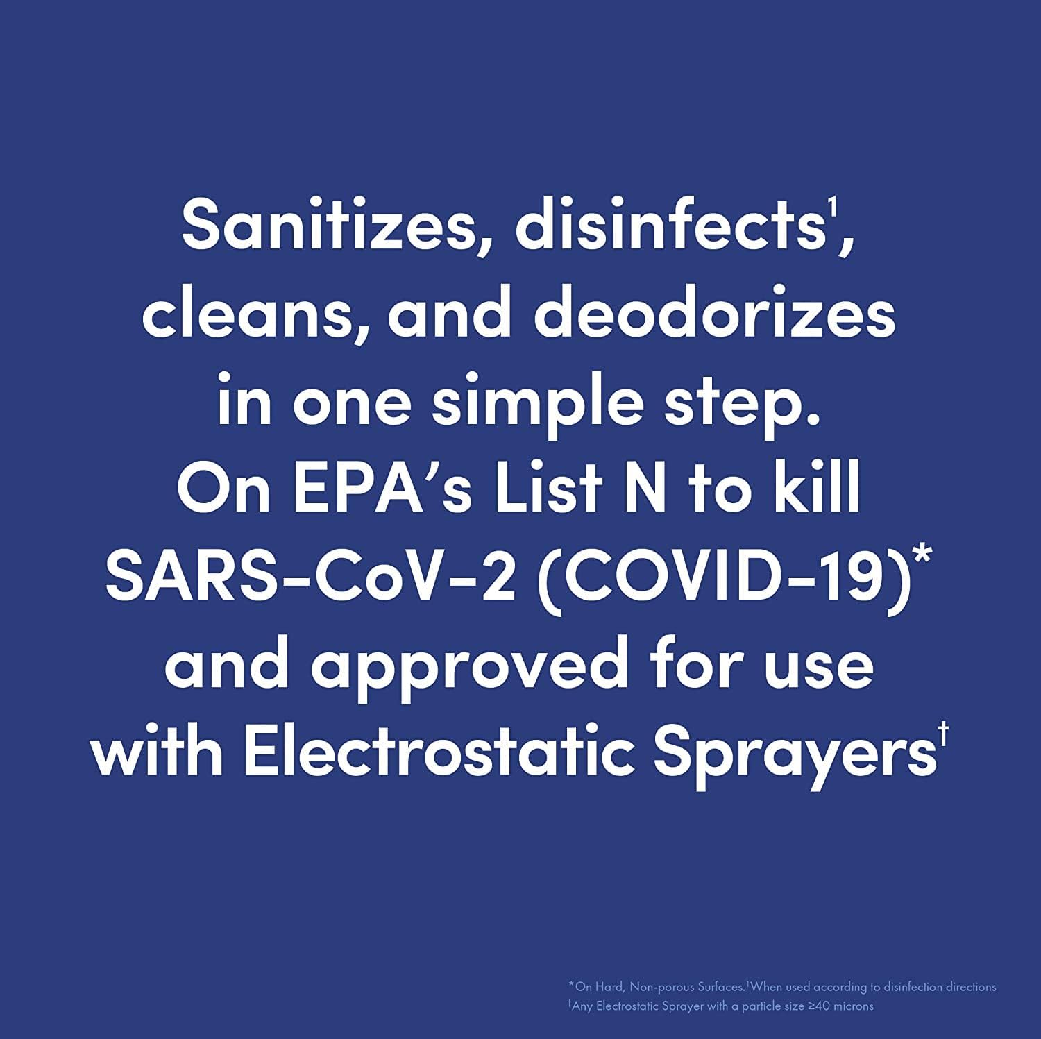 Bioesque Botanical Disinfectant Solution, Heavy Duty Broad-Spectrum Disinfectant, Kills 99.9% of Bacteria, Viruses*, Fungi, & Molds, 5 Gallon (Pack of 1)