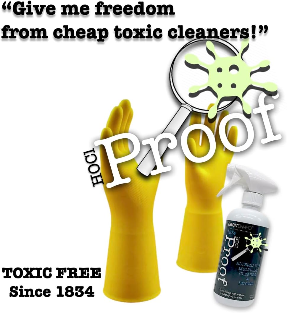 Hypochlorous Acid Cleaner | HOCl 500 PPM | Multi-Surface Cleaner for Home, Gym, Office, Pets & Commercial Use | 32 fl oz