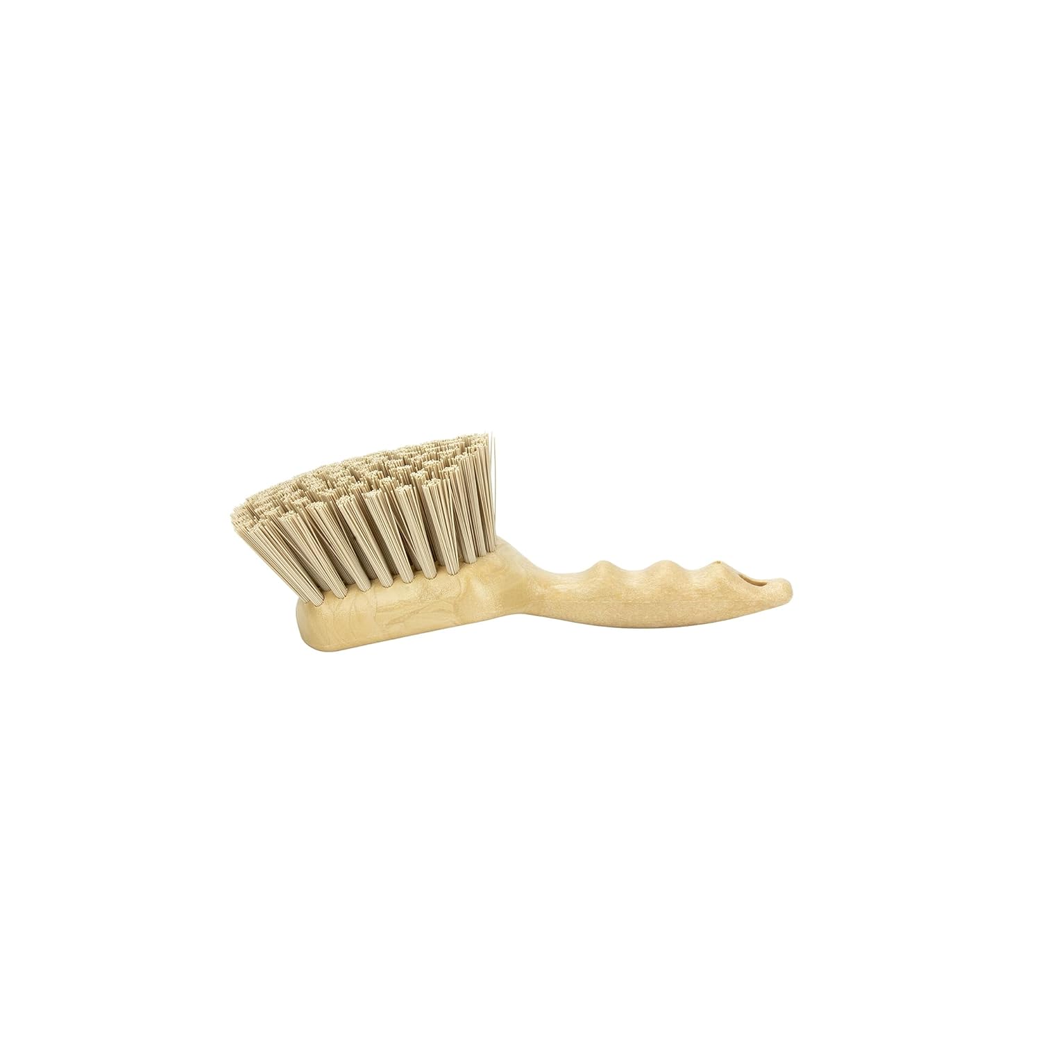 SPARTA 40541EC25 Plastic Scrub Brush, Utility Brush, Kitchen Brush With Hanging Hole For Cleaning, 8 Inches, Tan
