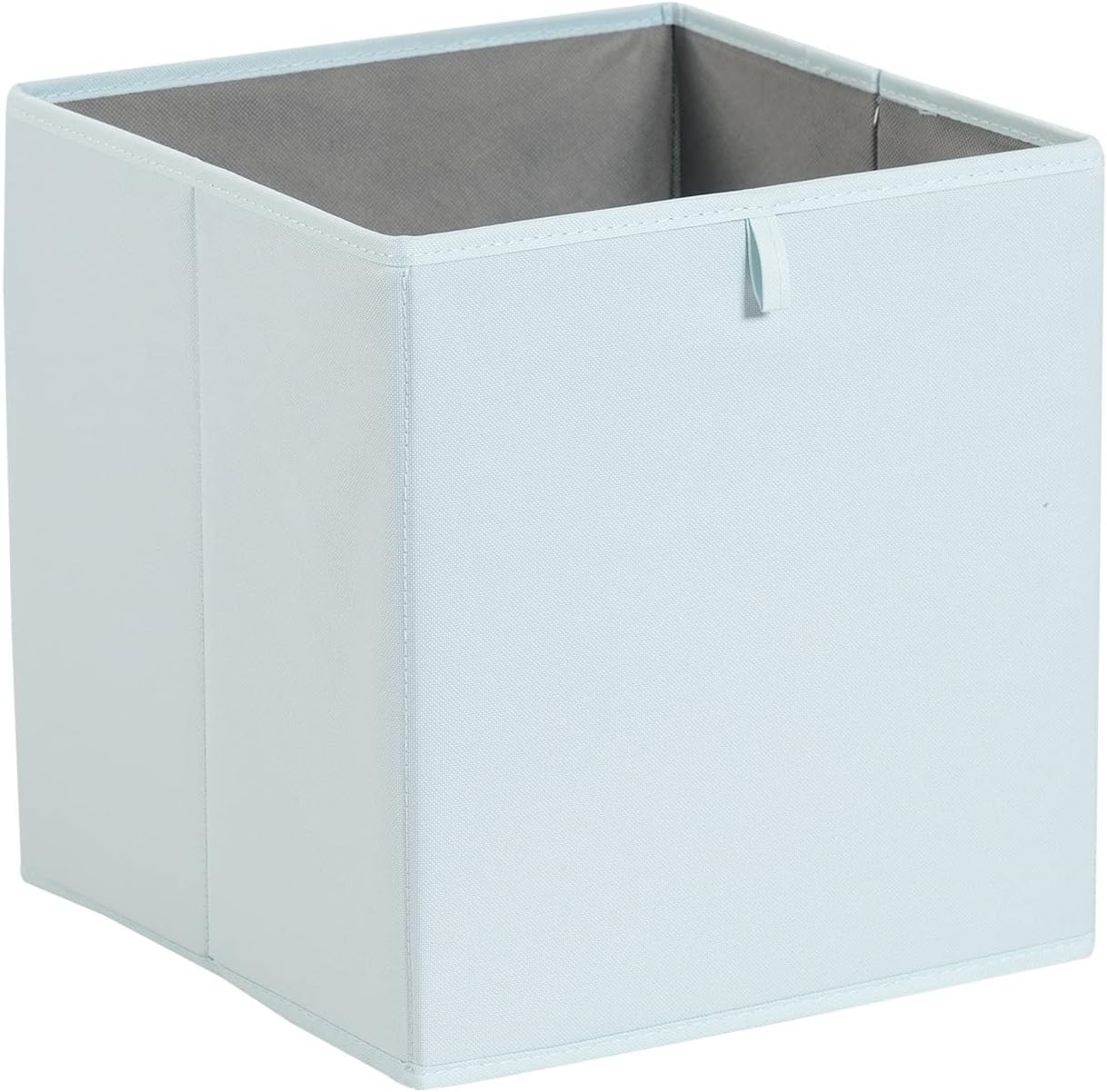 Amazon Basics Cube Organizer Bins, Collapsible Storage Baskets for Shelves, Jade Green, Pack of 6, 13x15x13"
