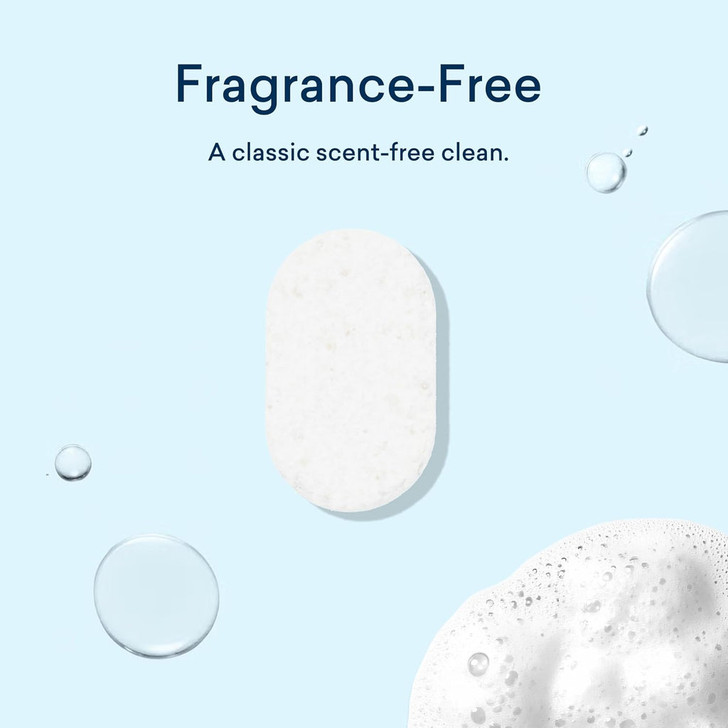 BLUELAND 100% Plastic-Free Dishwasher Detergent Tablets, Starter Set, 60 Count with tin, Free & Clear, Eco-Friendly Dishwashing Pods, Natural, USDA Certified biobased