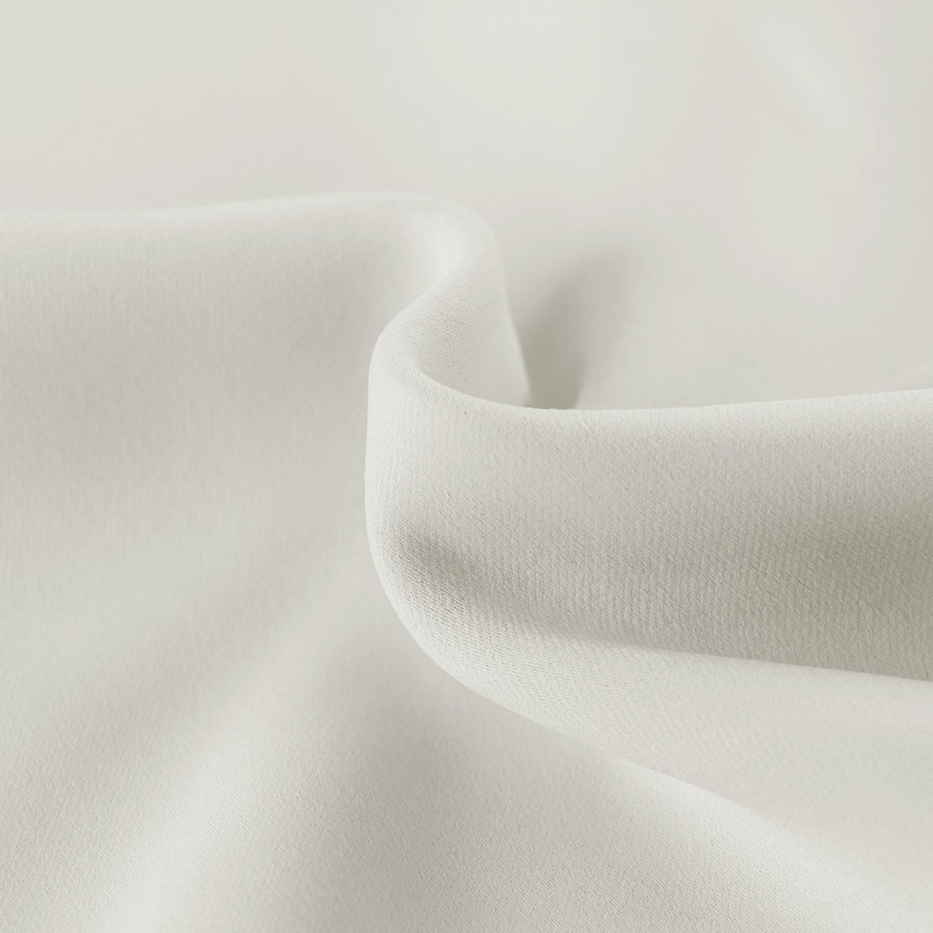 DWCN French Door Curtains Rod Pocket Thermal Blackout Curtain for Glass Windows, Kitchen and Patio Doors for Privacy, 54 X 40 Inches Long, 1 Curtain Panel with Tieback, Ivory