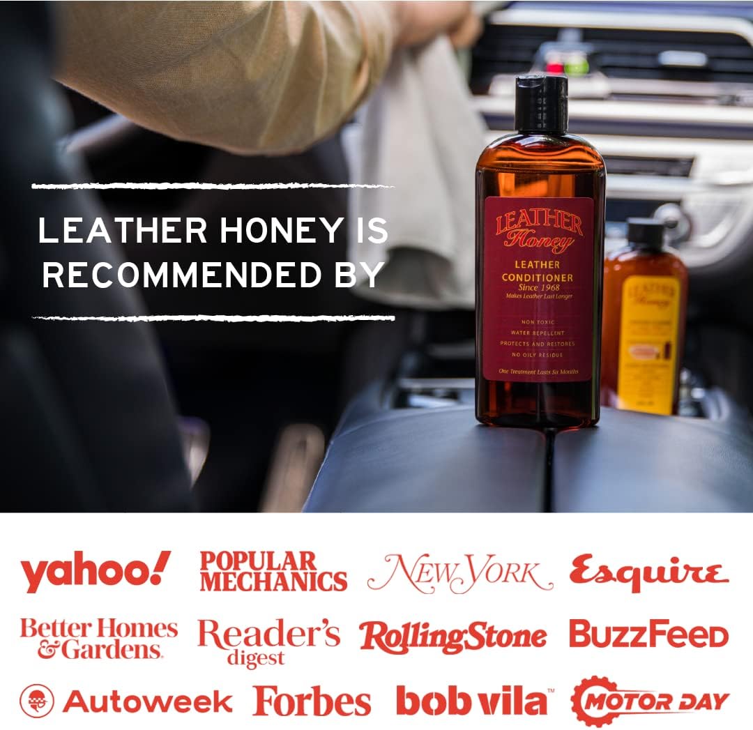 Leather Honey Conditioner Wipes with Cleaner Wipes